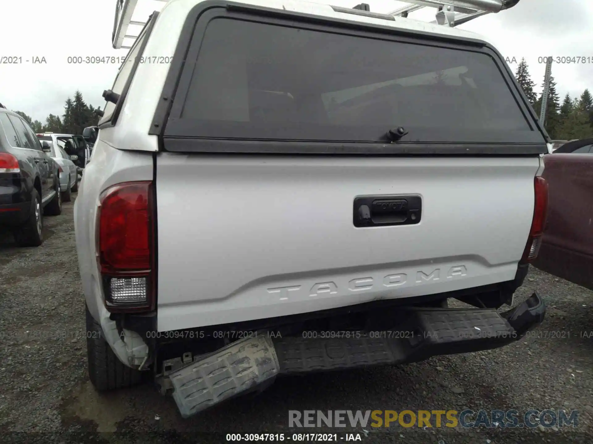 6 Photograph of a damaged car 5TFRX5GN2KX163423 TOYOTA TACOMA 2WD 2019