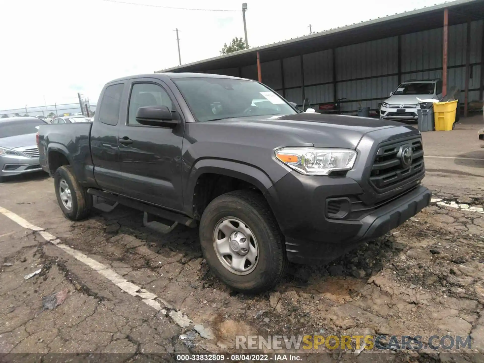 1 Photograph of a damaged car 5TFRX5GN3KX159364 TOYOTA TACOMA 2WD 2019