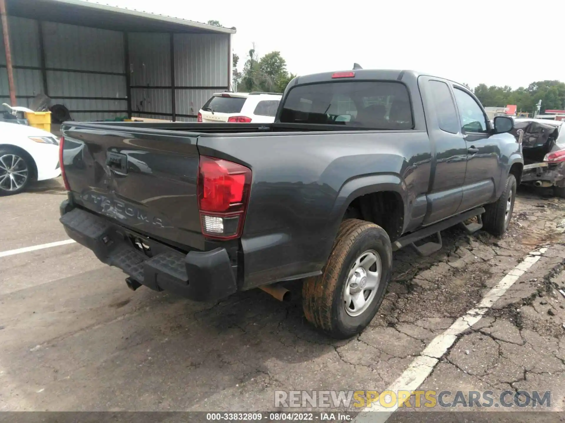 4 Photograph of a damaged car 5TFRX5GN3KX159364 TOYOTA TACOMA 2WD 2019