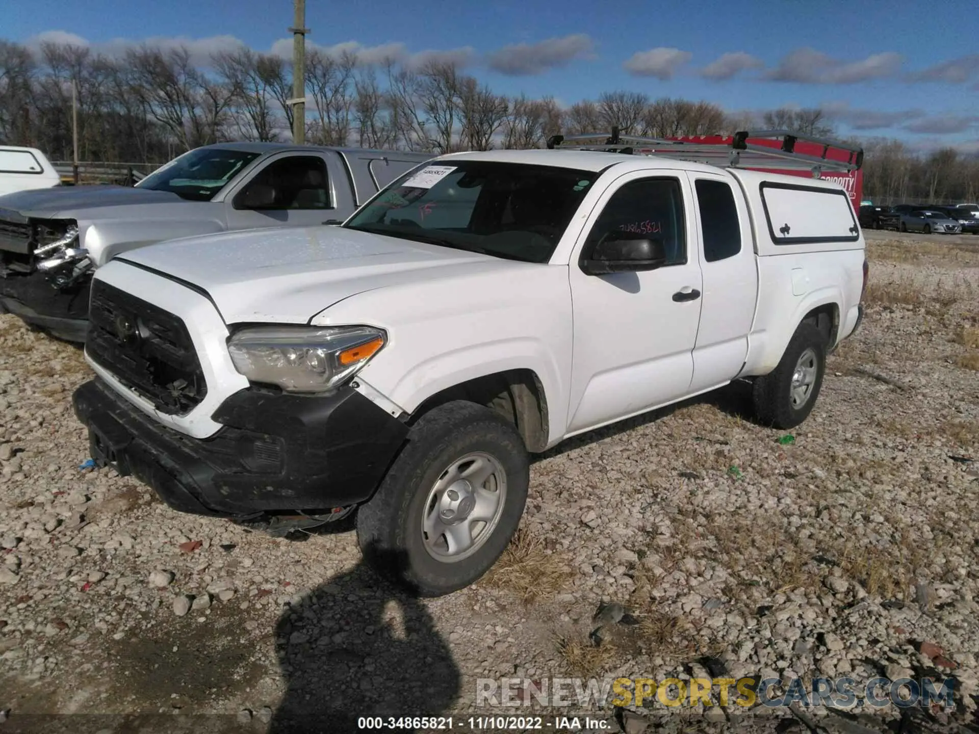 2 Photograph of a damaged car 5TFRX5GN5KX163576 TOYOTA TACOMA 2WD 2019