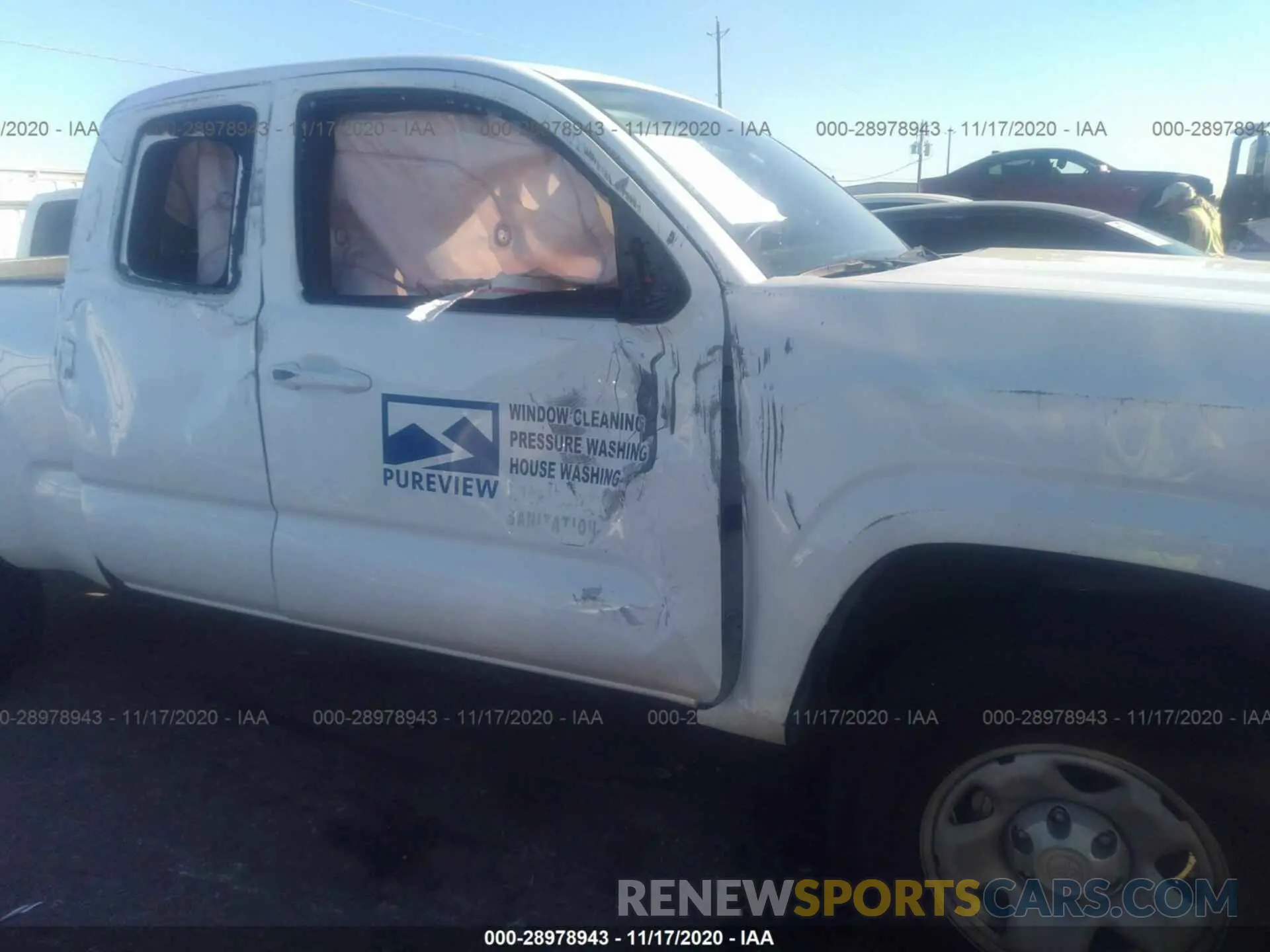 6 Photograph of a damaged car 5TFRX5GN6KX147838 TOYOTA TACOMA 2WD 2019