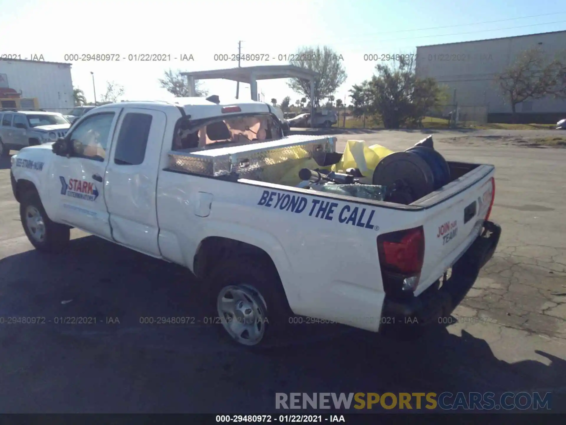 3 Photograph of a damaged car 5TFRX5GN6KX148133 TOYOTA TACOMA 2WD 2019