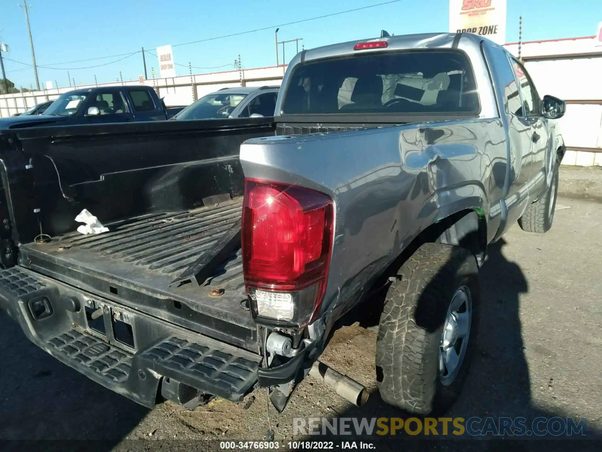 4 Photograph of a damaged car 5TFRX5GN8KX148635 TOYOTA TACOMA 2WD 2019