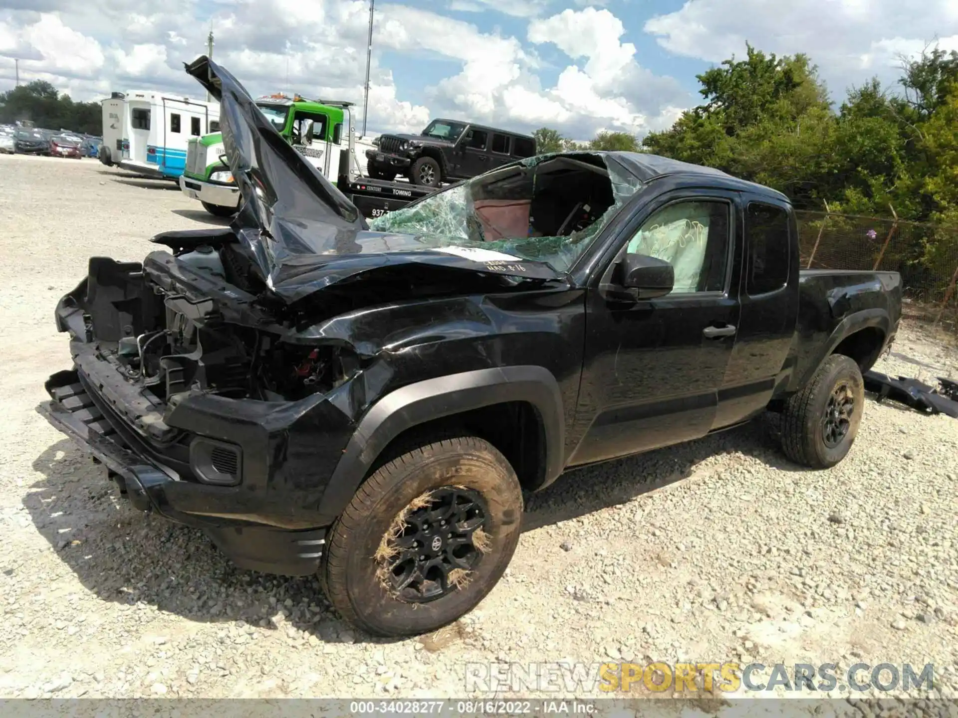 2 Photograph of a damaged car 5TFRZ5CN0KX076698 TOYOTA TACOMA 2WD 2019