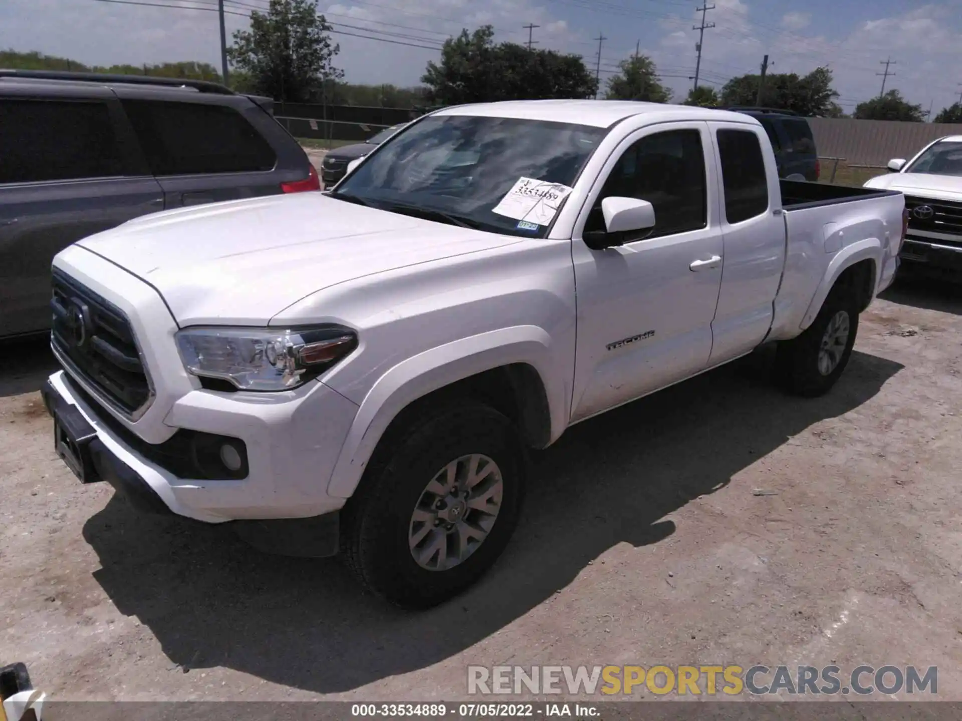 2 Photograph of a damaged car 5TFRZ5CN7KX079419 TOYOTA TACOMA 2WD 2019