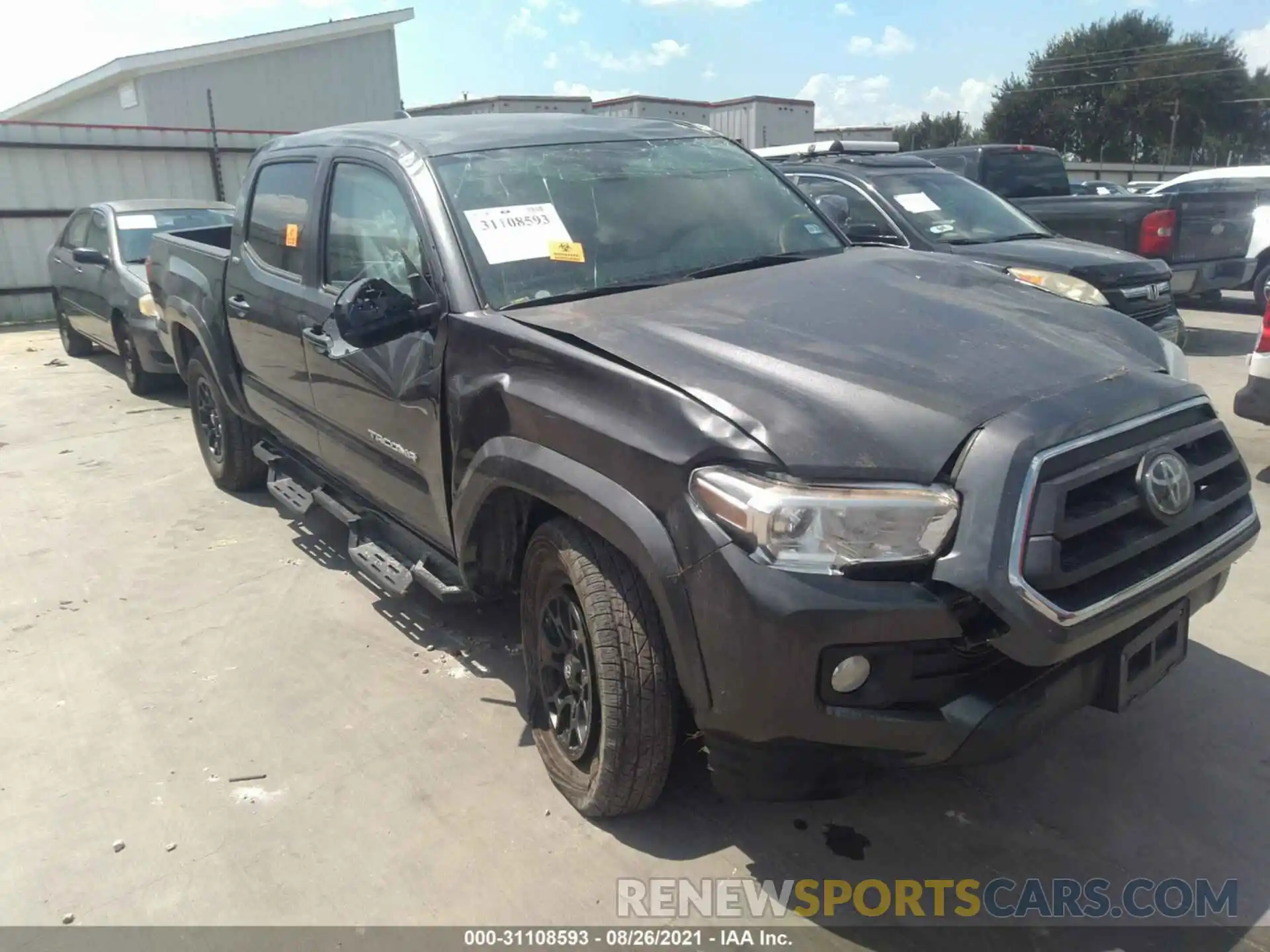 1 Photograph of a damaged car 3TMAZ5CN6LM120613 TOYOTA TACOMA 2WD 2020