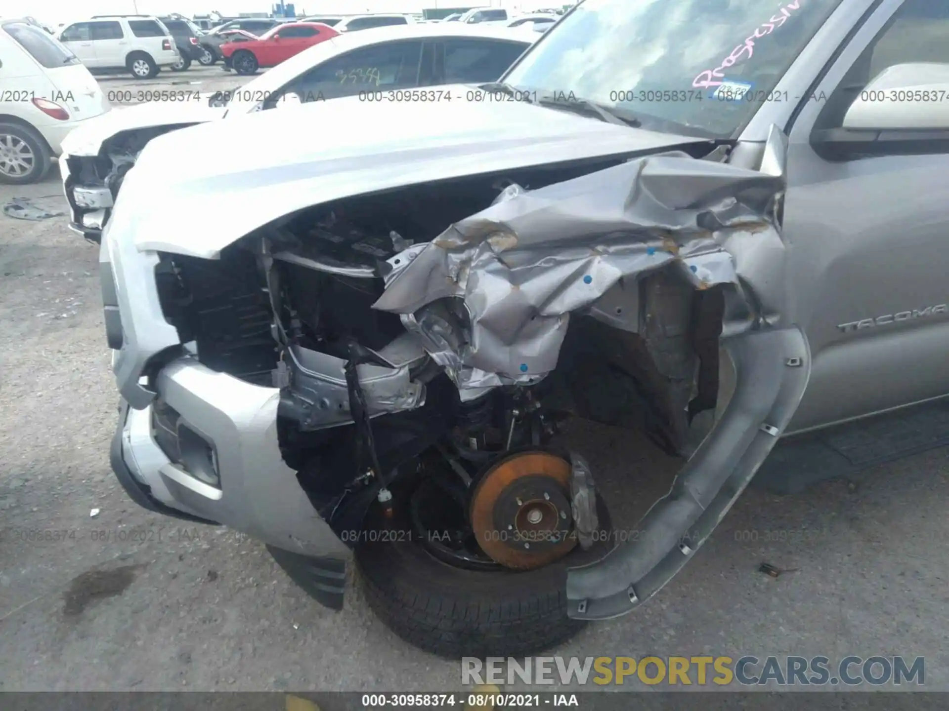 6 Photograph of a damaged car 3TMAZ5CNXLM132666 TOYOTA TACOMA 2WD 2020