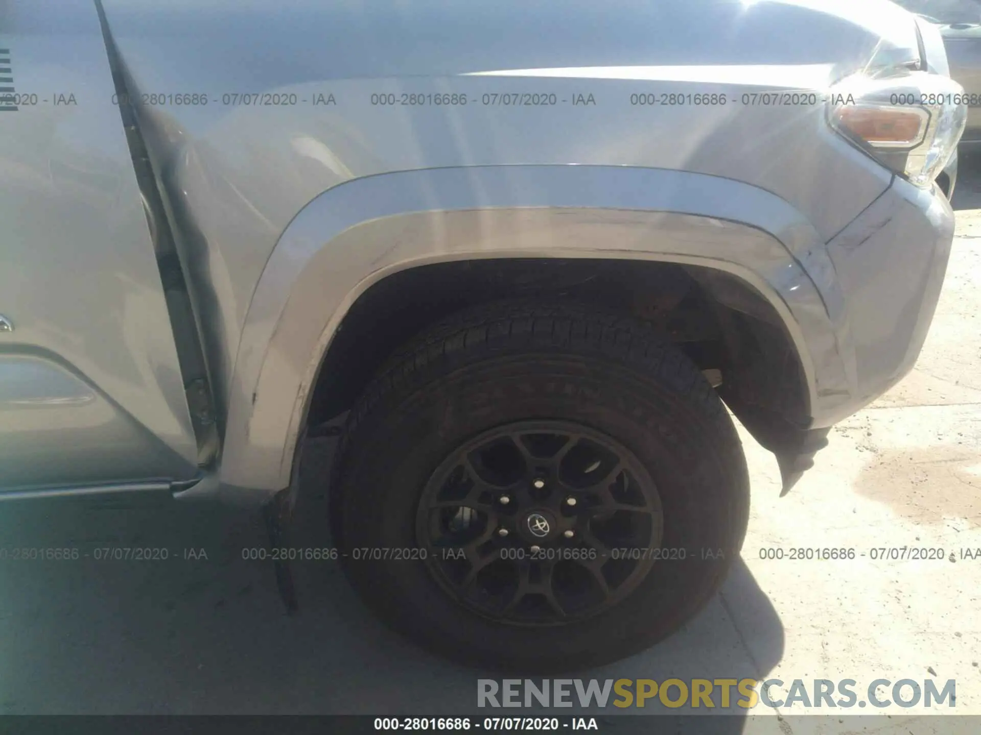 6 Photograph of a damaged car 3TMBZ5DN2LM023864 TOYOTA TACOMA 2WD 2020