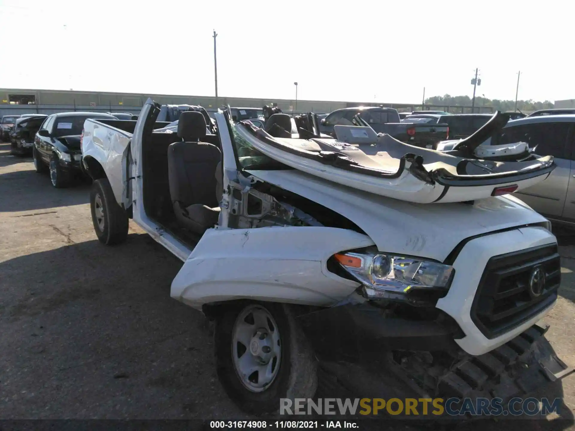 6 Photograph of a damaged car 3TYRX5GN5LT001667 TOYOTA TACOMA 2WD 2020