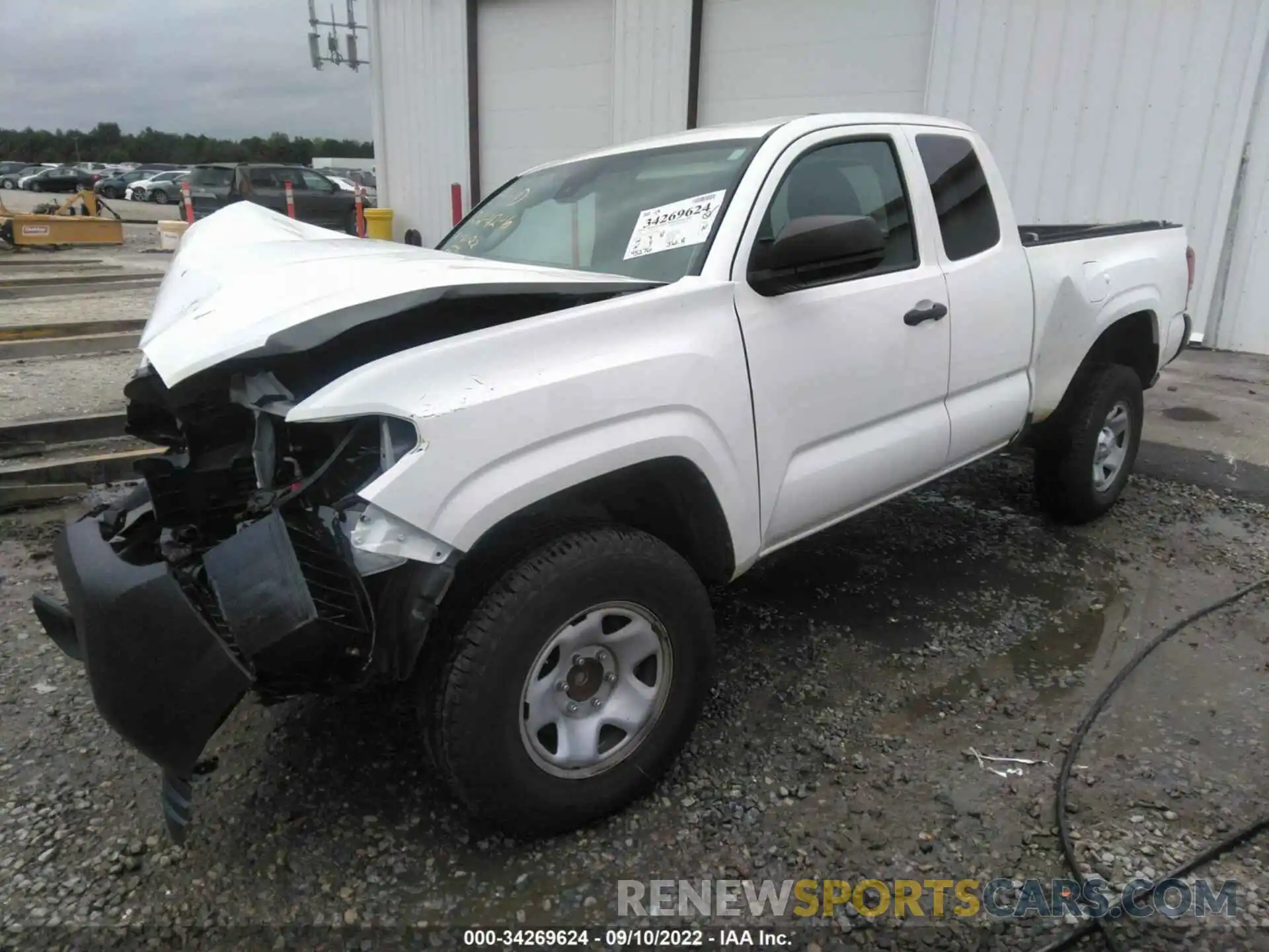 2 Photograph of a damaged car 3TYRX5GN5LT004598 TOYOTA TACOMA 2WD 2020