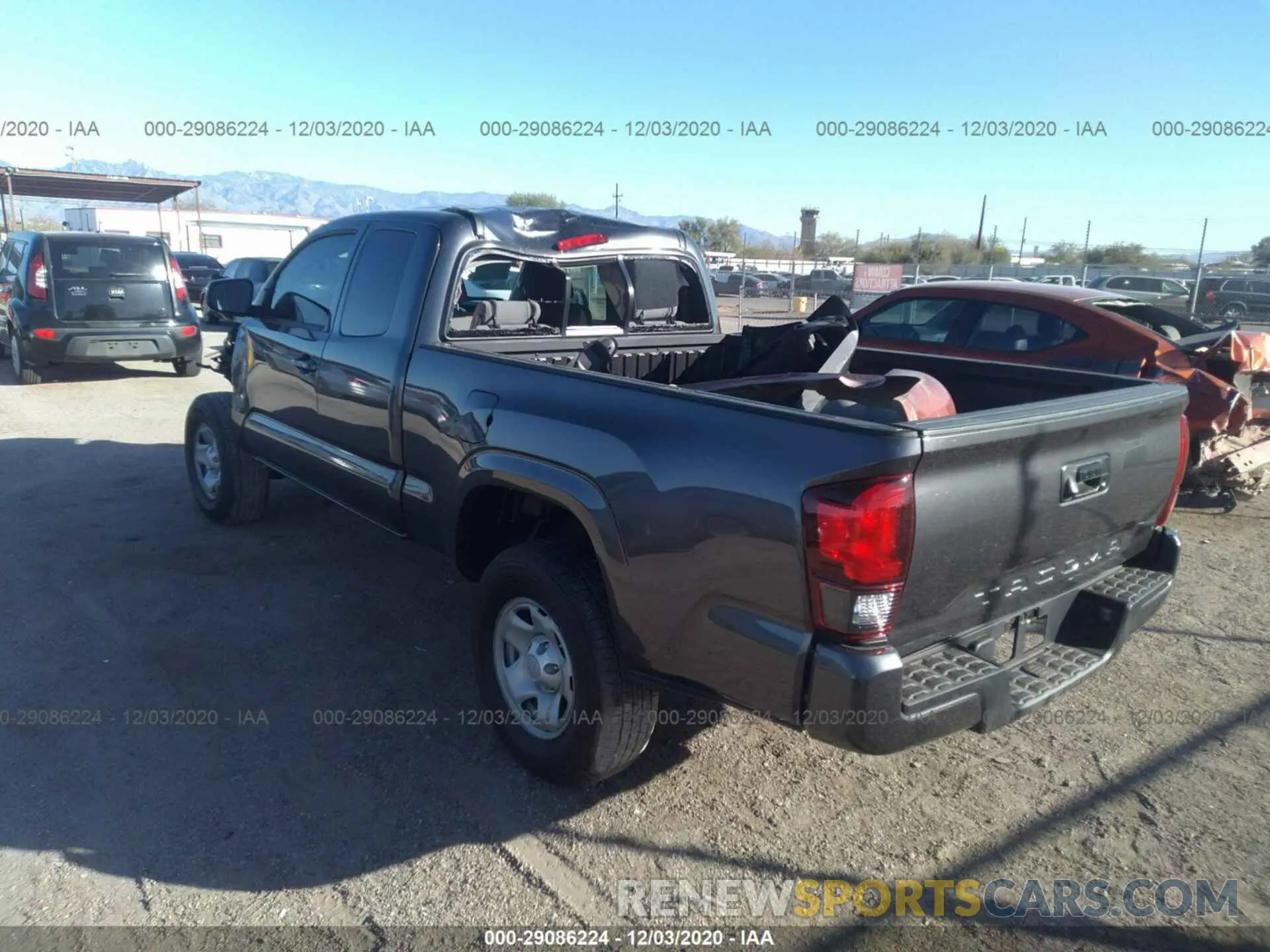 3 Photograph of a damaged car 3TYRX5GN8LT001405 TOYOTA TACOMA 2WD 2020