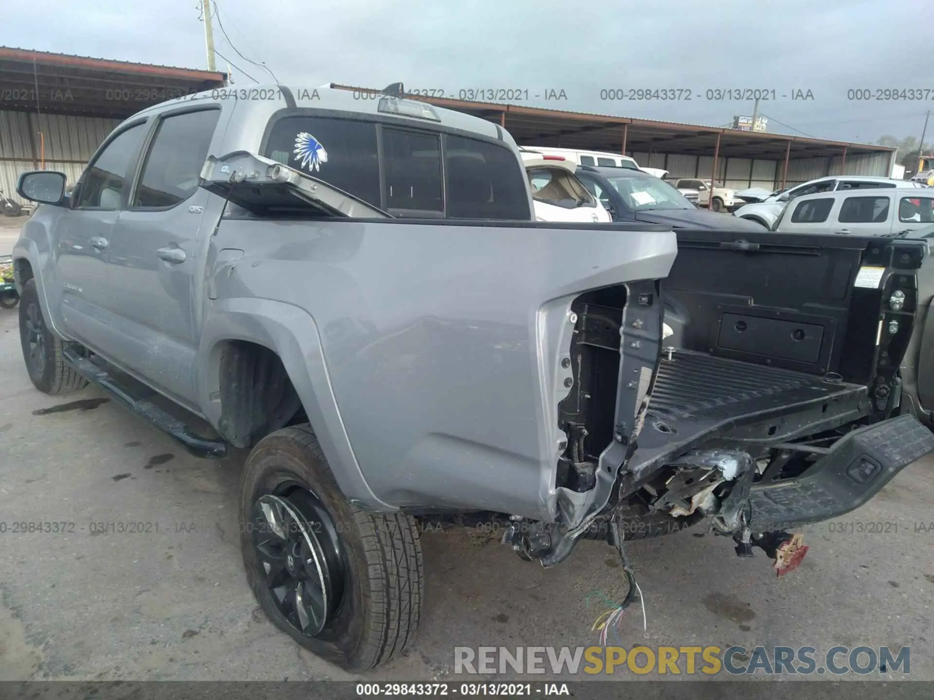 3 Photograph of a damaged car 5TFAX5GN2LX181239 TOYOTA TACOMA 2WD 2020