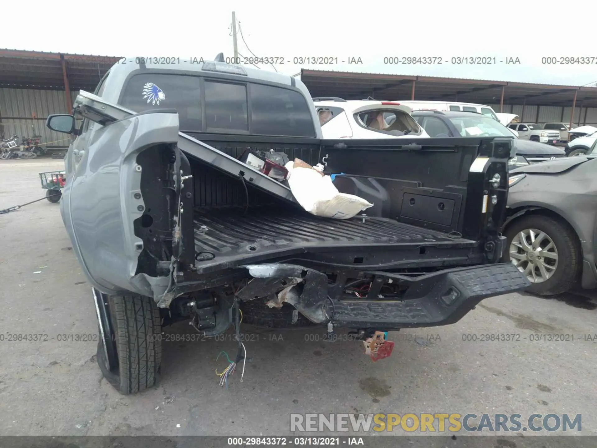 6 Photograph of a damaged car 5TFAX5GN2LX181239 TOYOTA TACOMA 2WD 2020