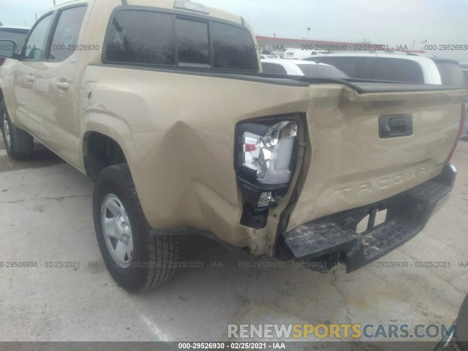 6 Photograph of a damaged car 5TFAX5GN5LX179324 TOYOTA TACOMA 2WD 2020