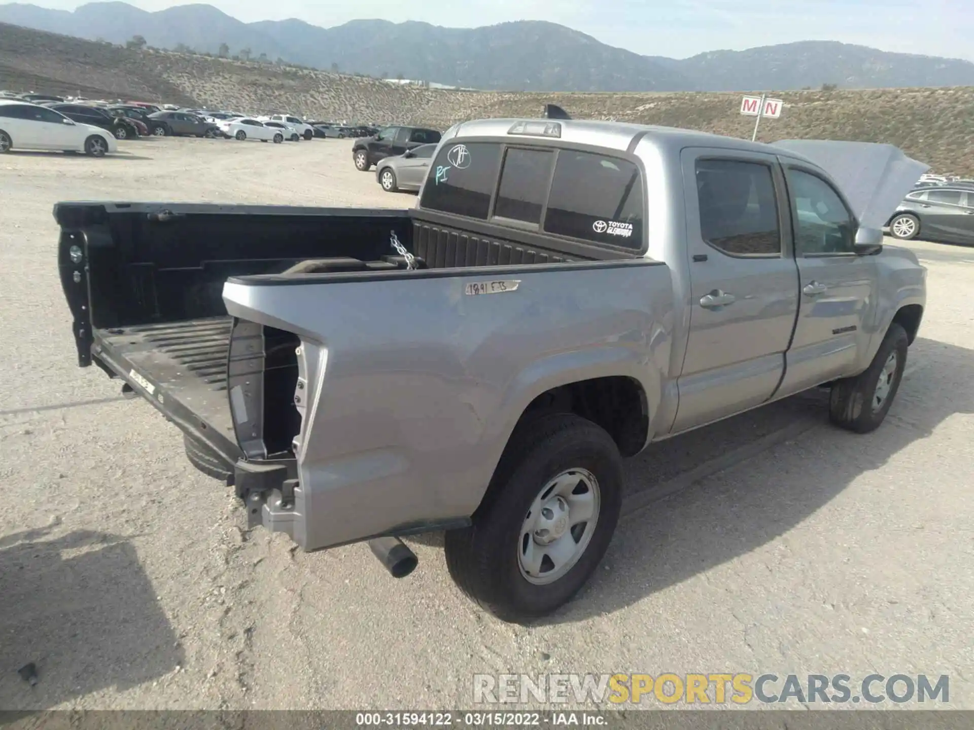 4 Photograph of a damaged car 5TFAX5GN7LX182967 TOYOTA TACOMA 2WD 2020