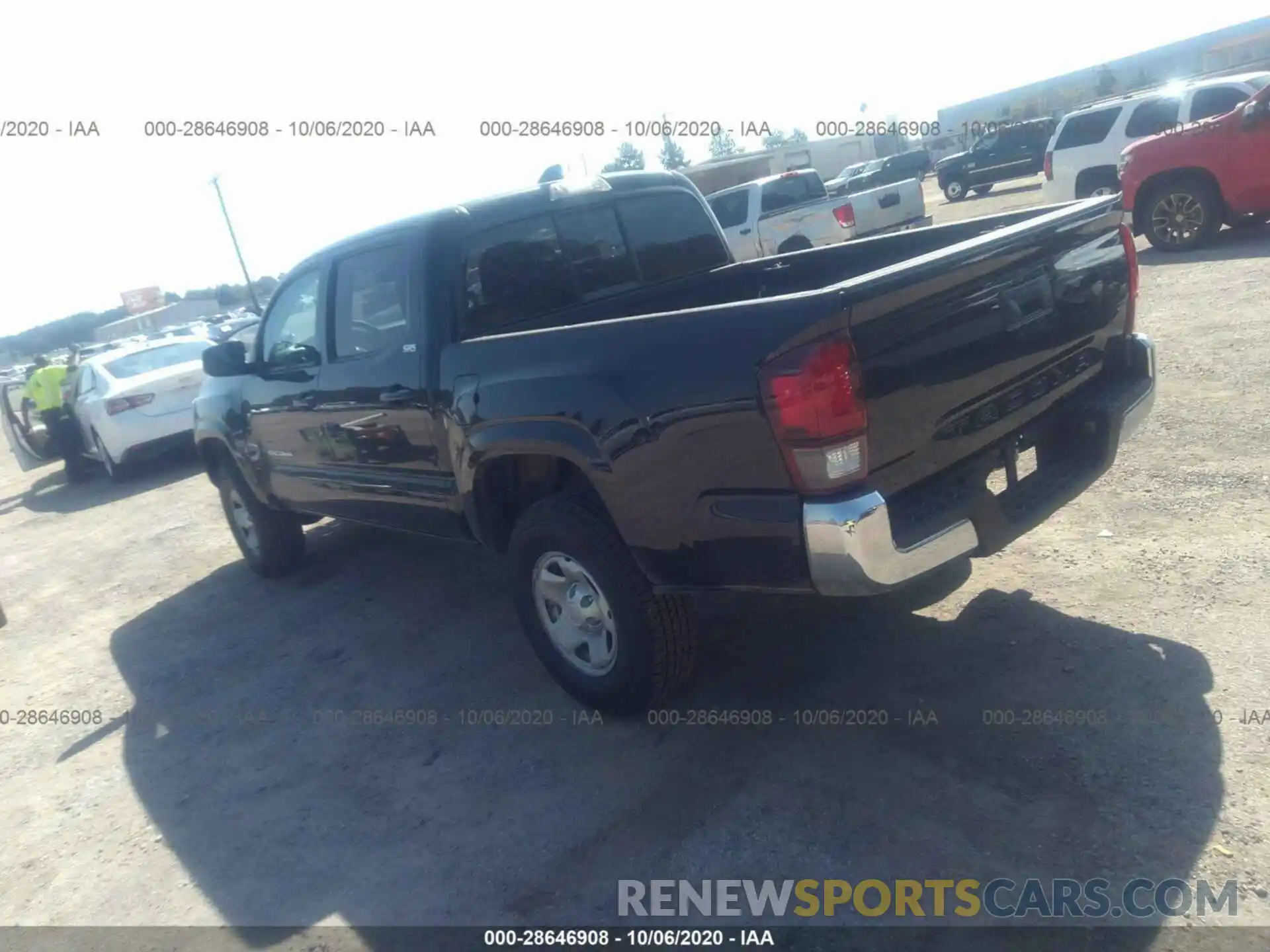 3 Photograph of a damaged car 5TFAX5GN9LX178371 TOYOTA TACOMA 2WD 2020