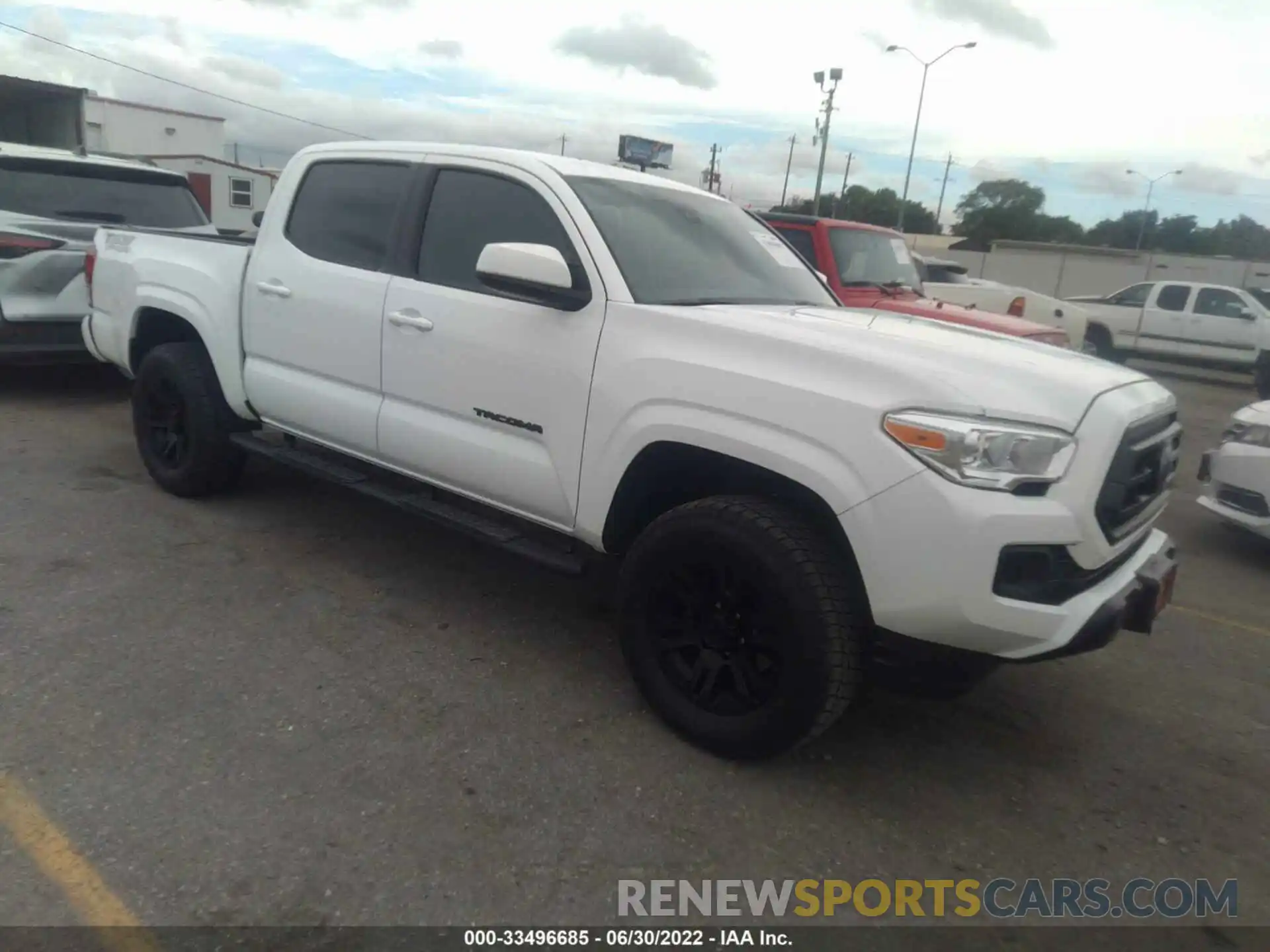 1 Photograph of a damaged car 5TFAX5GN9LX187605 TOYOTA TACOMA 2WD 2020