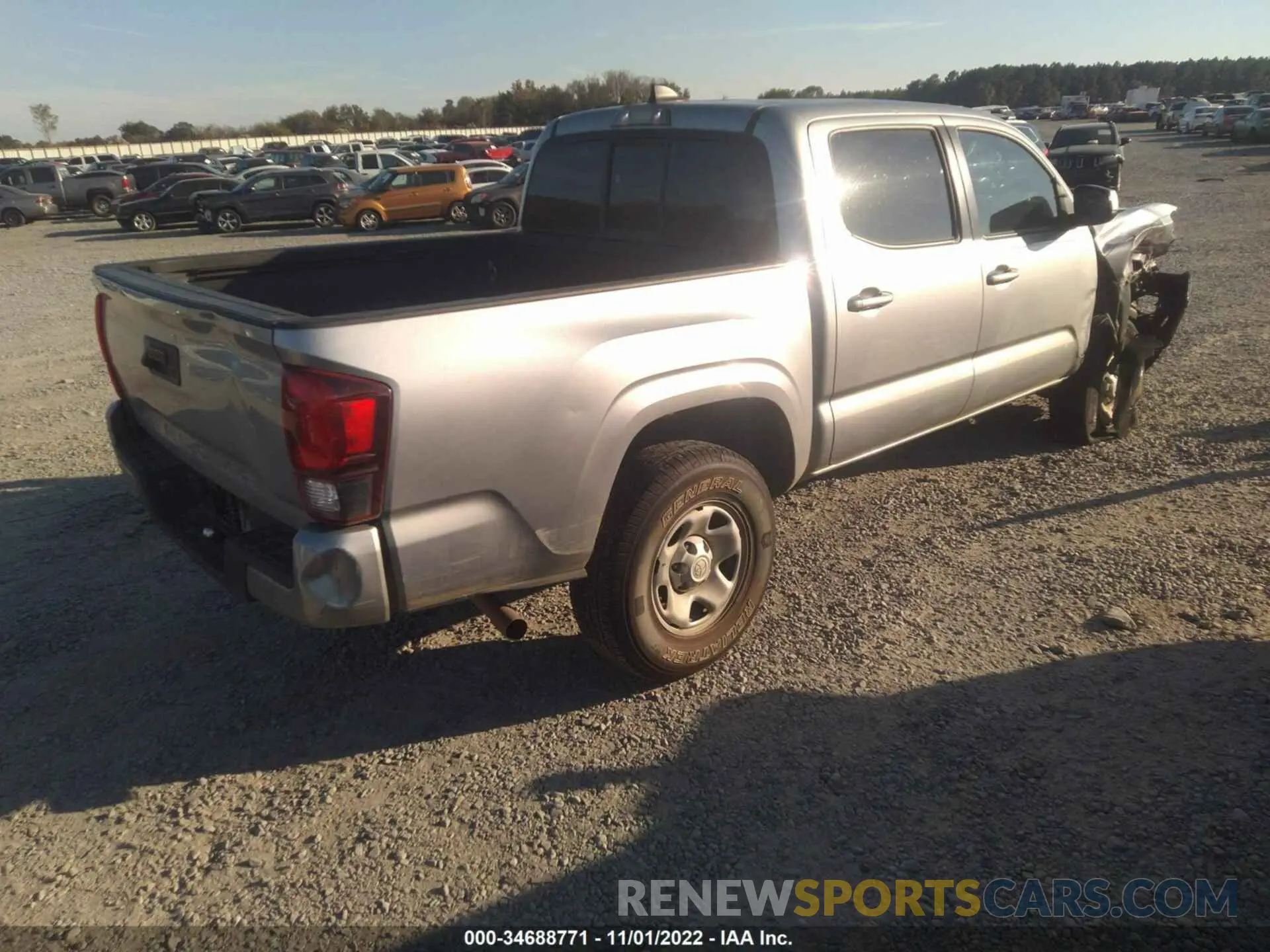 4 Photograph of a damaged car 5TFAX5GNXLX186091 TOYOTA TACOMA 2WD 2020