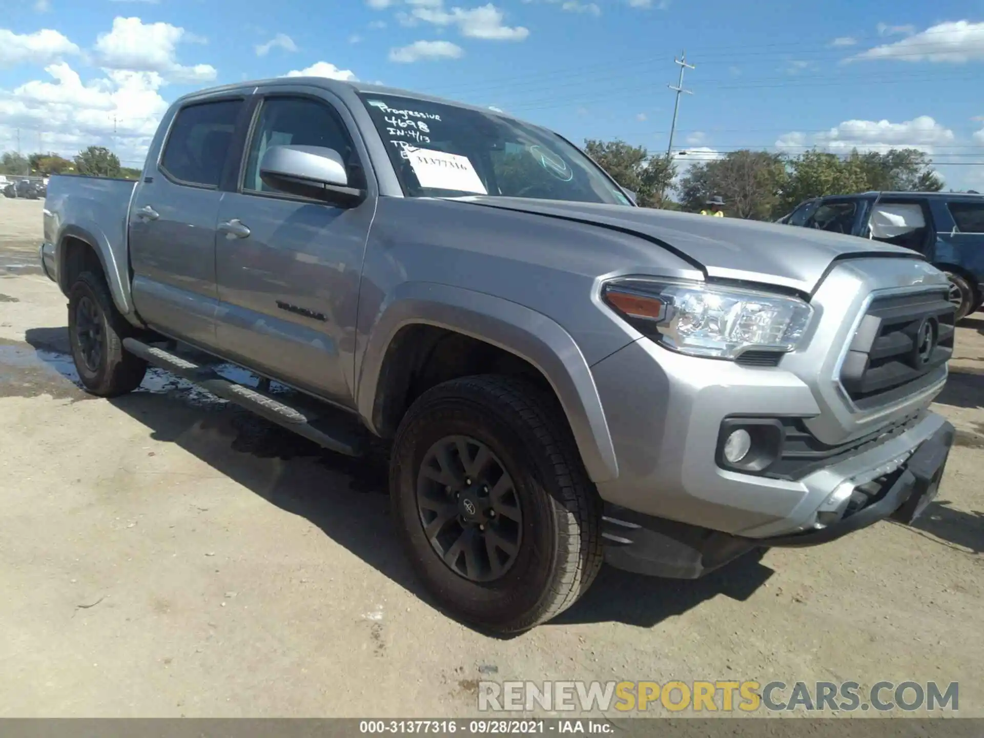 1 Photograph of a damaged car 5TFAZ5CN2LX094098 TOYOTA TACOMA 2WD 2020