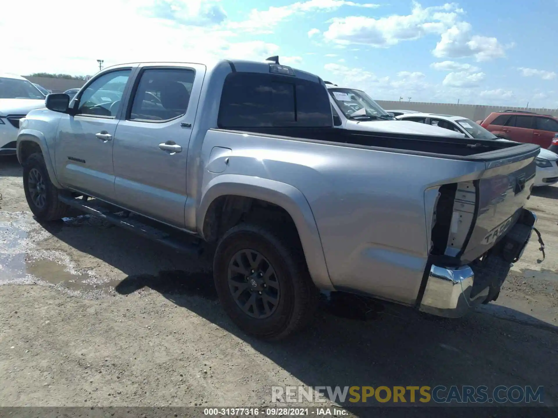 3 Photograph of a damaged car 5TFAZ5CN2LX094098 TOYOTA TACOMA 2WD 2020