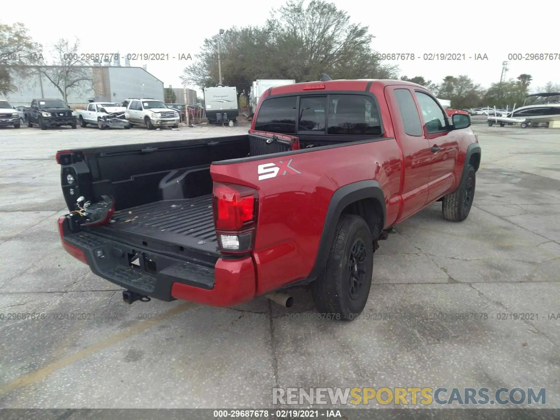 4 Photograph of a damaged car 5TFRX5GN6LX177004 TOYOTA TACOMA 2WD 2020