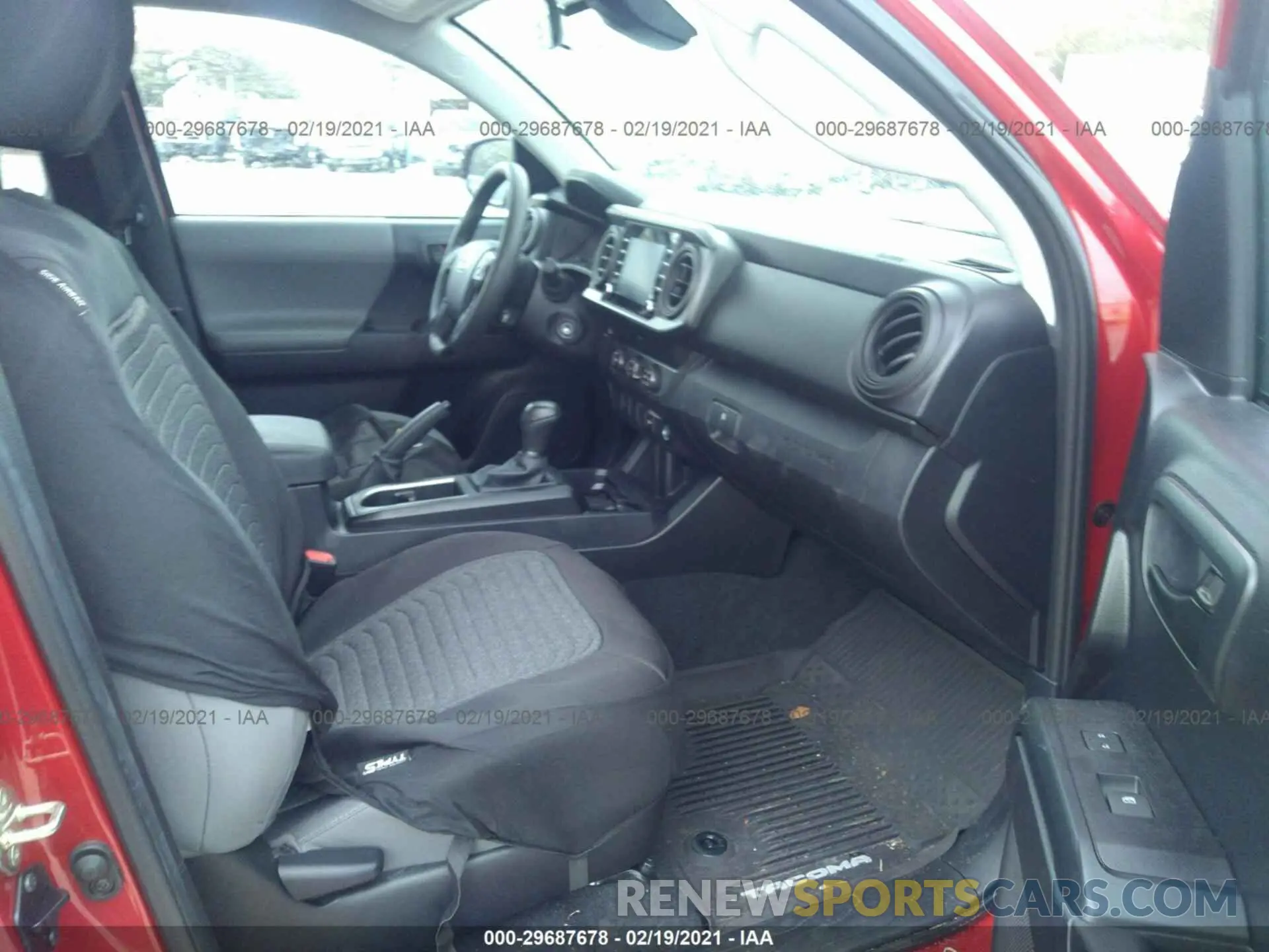 5 Photograph of a damaged car 5TFRX5GN6LX177004 TOYOTA TACOMA 2WD 2020
