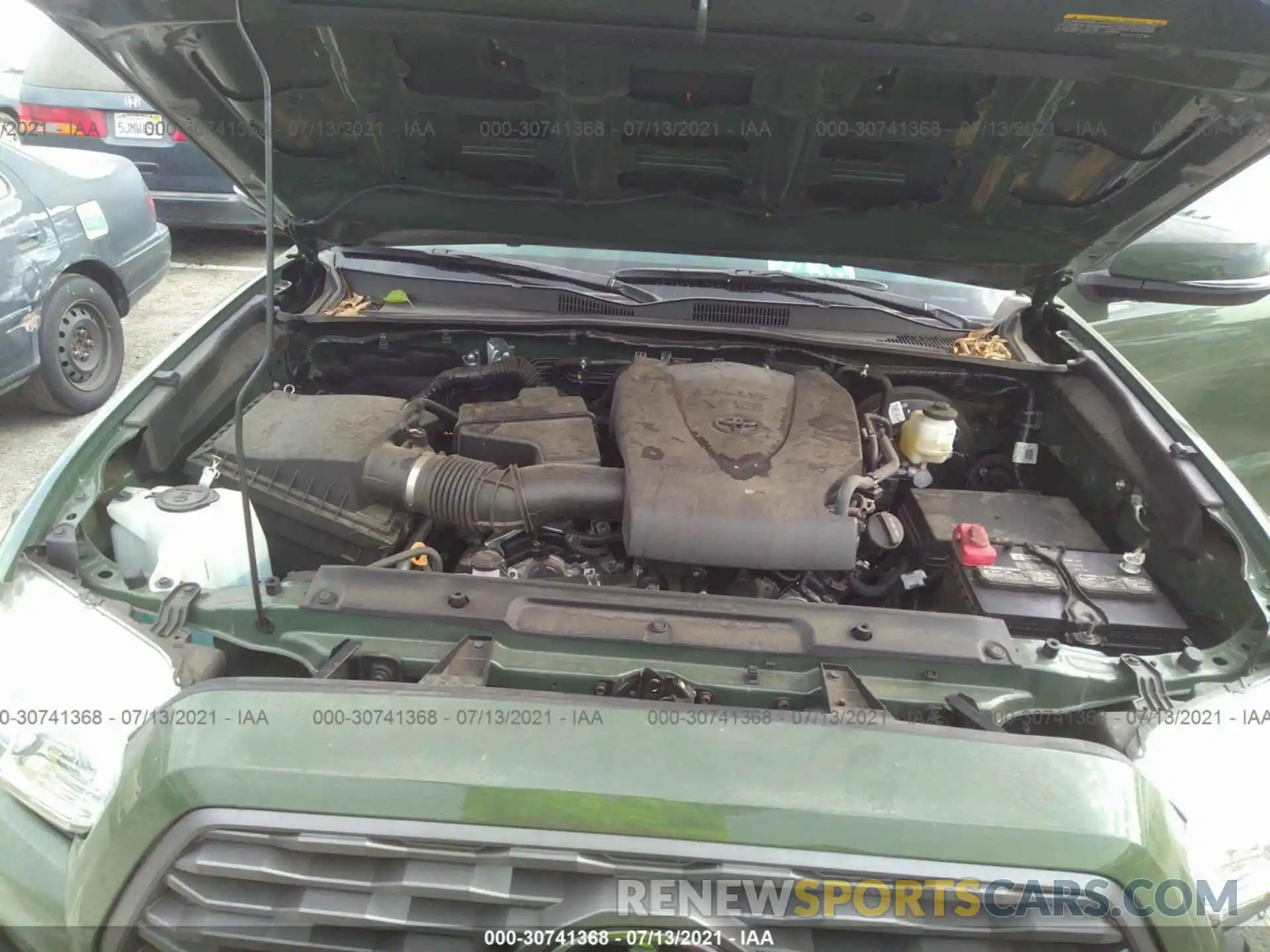 10 Photograph of a damaged car 3TMBZ5DN2MM027737 TOYOTA TACOMA 2WD 2021