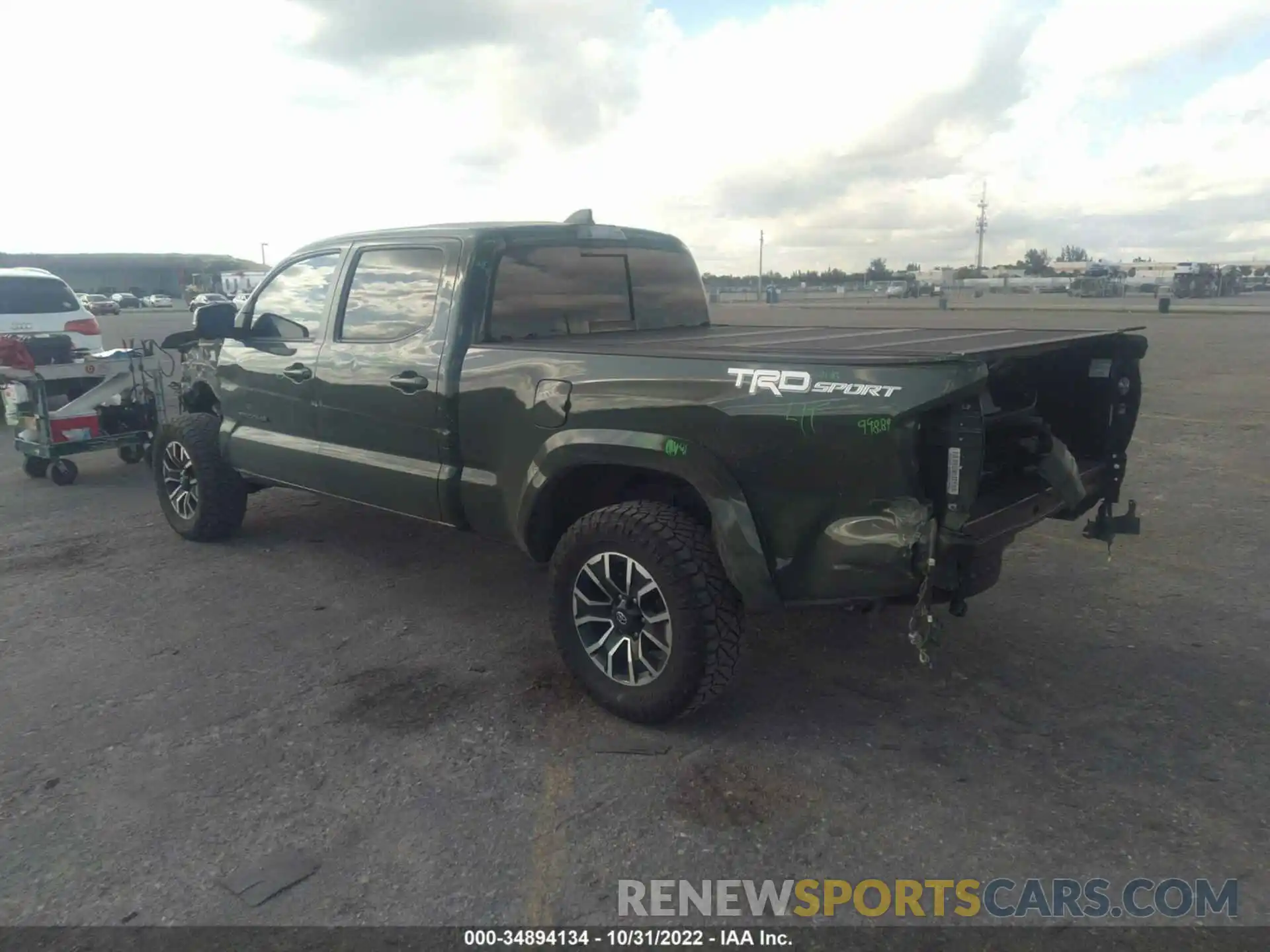 3 Photograph of a damaged car 3TMBZ5DN3MM030288 TOYOTA TACOMA 2WD 2021