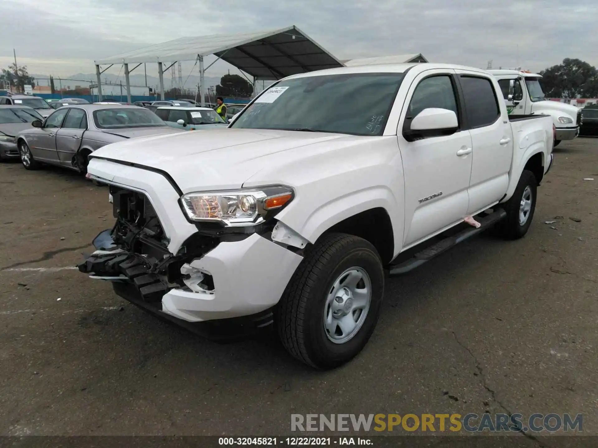 2 Photograph of a damaged car 3TYAX5GN0MT011764 TOYOTA TACOMA 2WD 2021