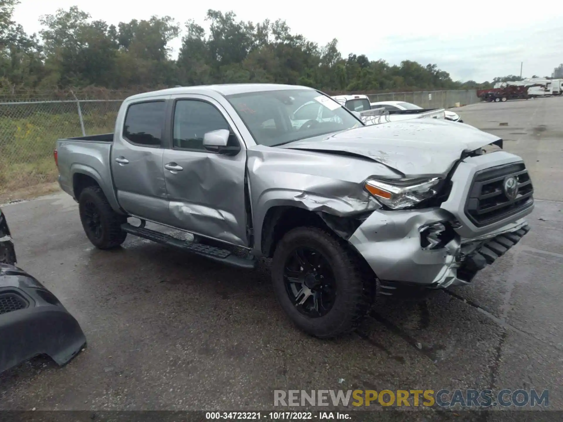 1 Photograph of a damaged car 3TYAX5GN4MT018054 TOYOTA TACOMA 2WD 2021