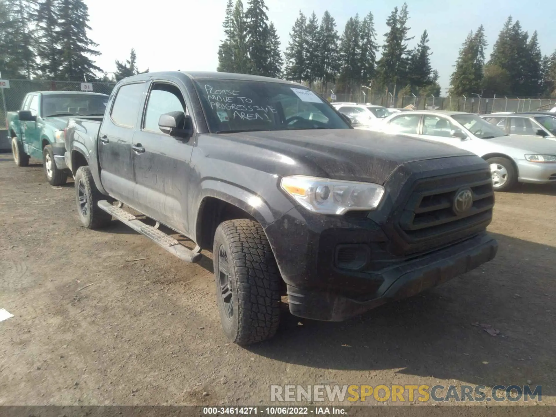 1 Photograph of a damaged car 3TYAX5GN5MT013591 TOYOTA TACOMA 2WD 2021