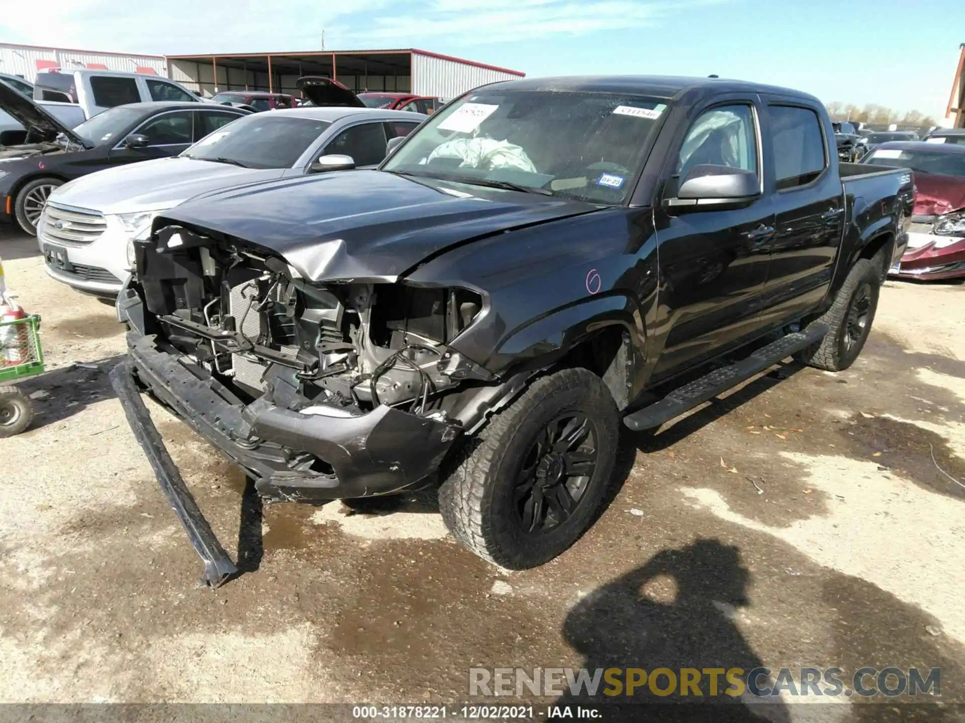 2 Photograph of a damaged car 3TYAX5GN9MT019703 TOYOTA TACOMA 2WD 2021