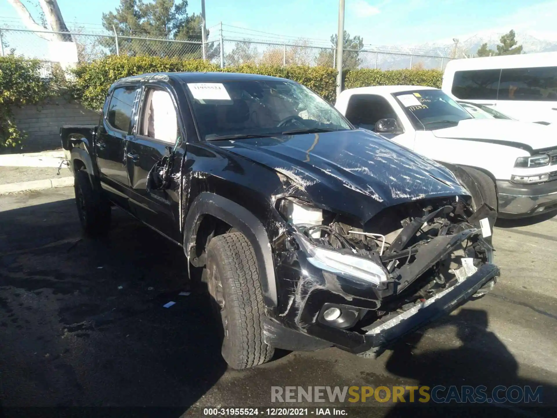 1 Photograph of a damaged car 3TYAZ5CN0MT002580 TOYOTA TACOMA 2WD 2021