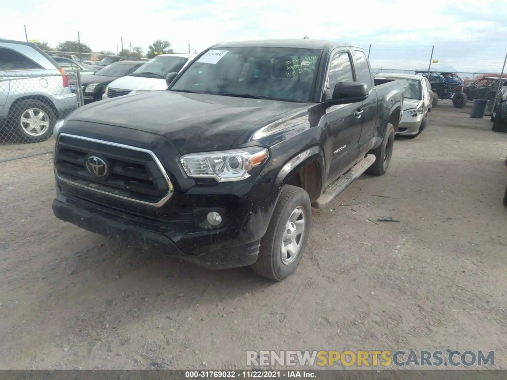 2 Photograph of a damaged car 3TYRX5GN7MT009805 TOYOTA TACOMA 2WD 2021