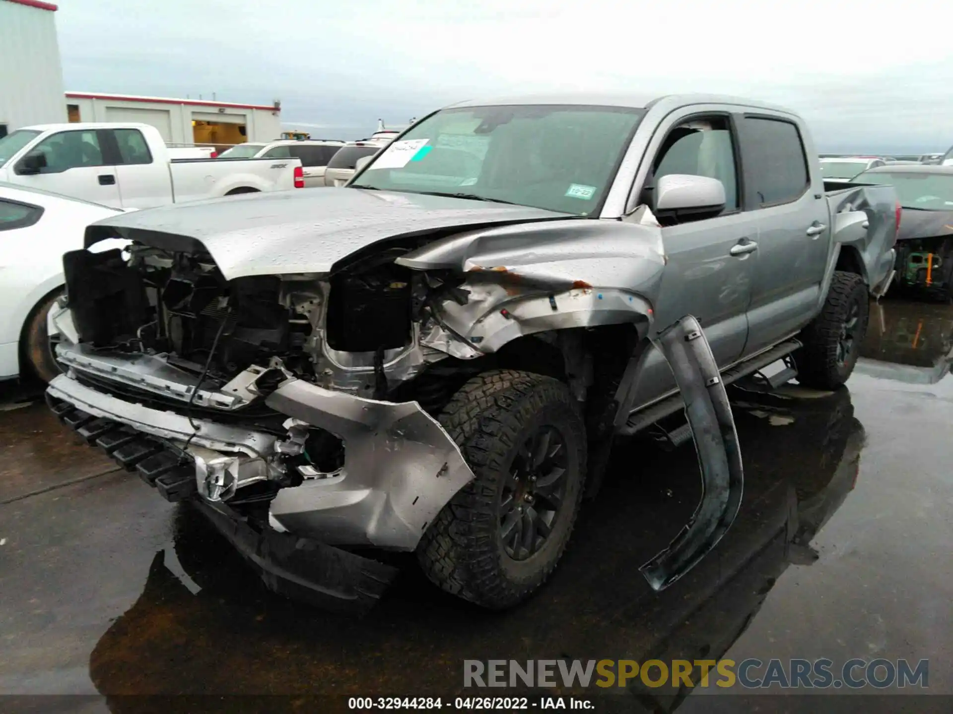 2 Photograph of a damaged car 5TFAX5GN8MX191453 TOYOTA TACOMA 2WD 2021