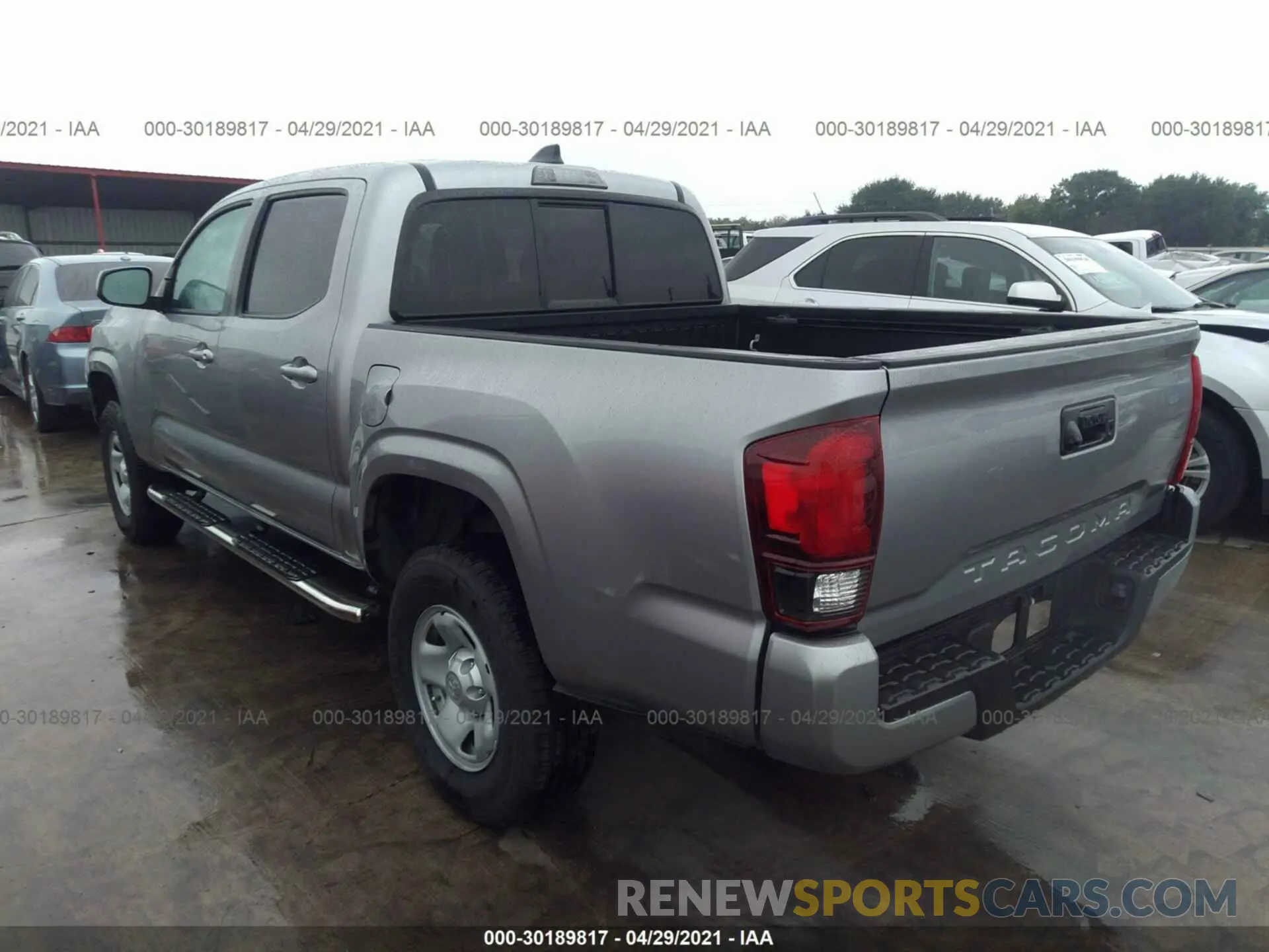 3 Photograph of a damaged car 5TFAX5GNXMX191888 TOYOTA TACOMA 2WD 2021