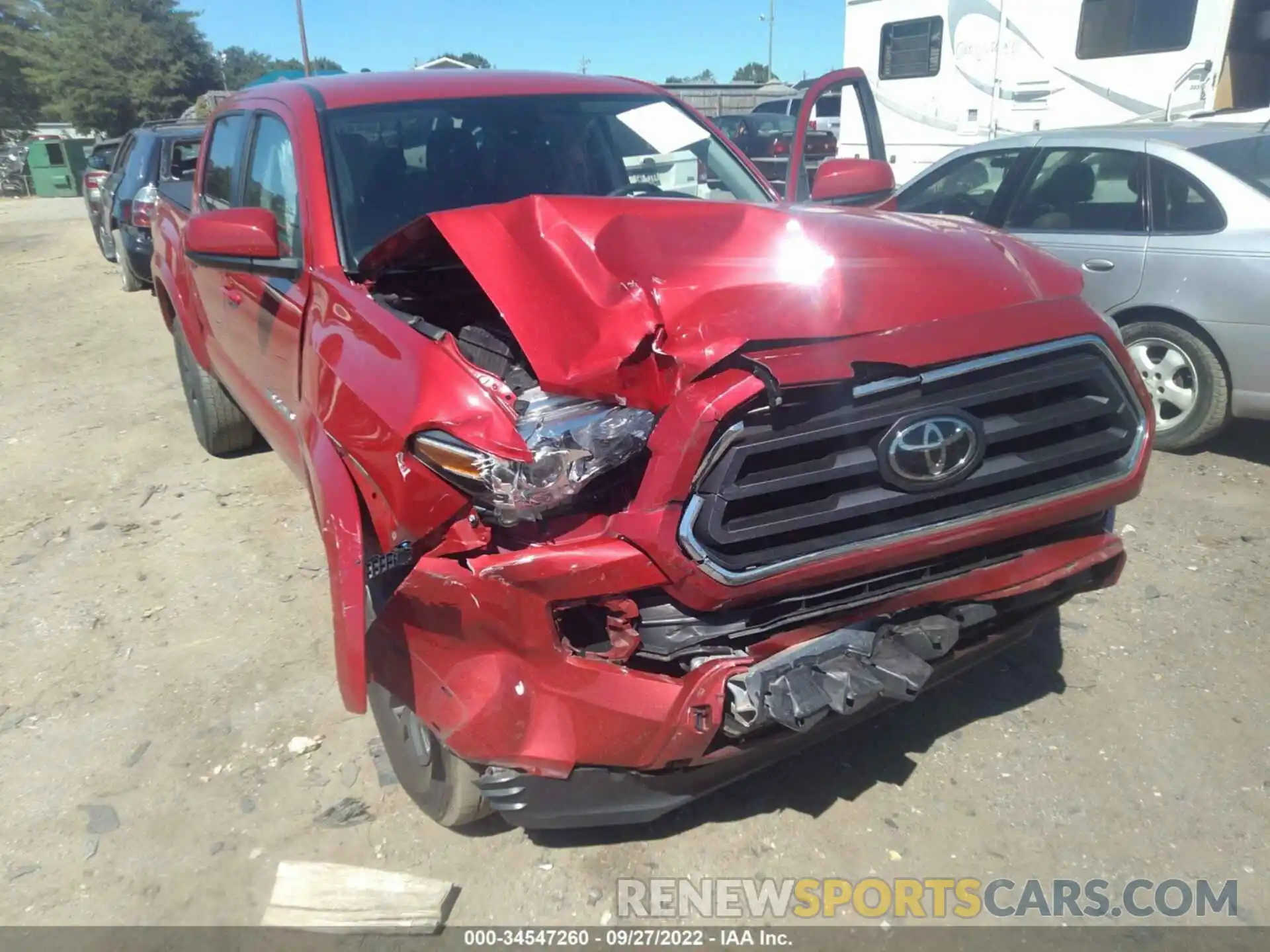 6 Photograph of a damaged car 5TFAZ5CN2MX095608 TOYOTA TACOMA 2WD 2021