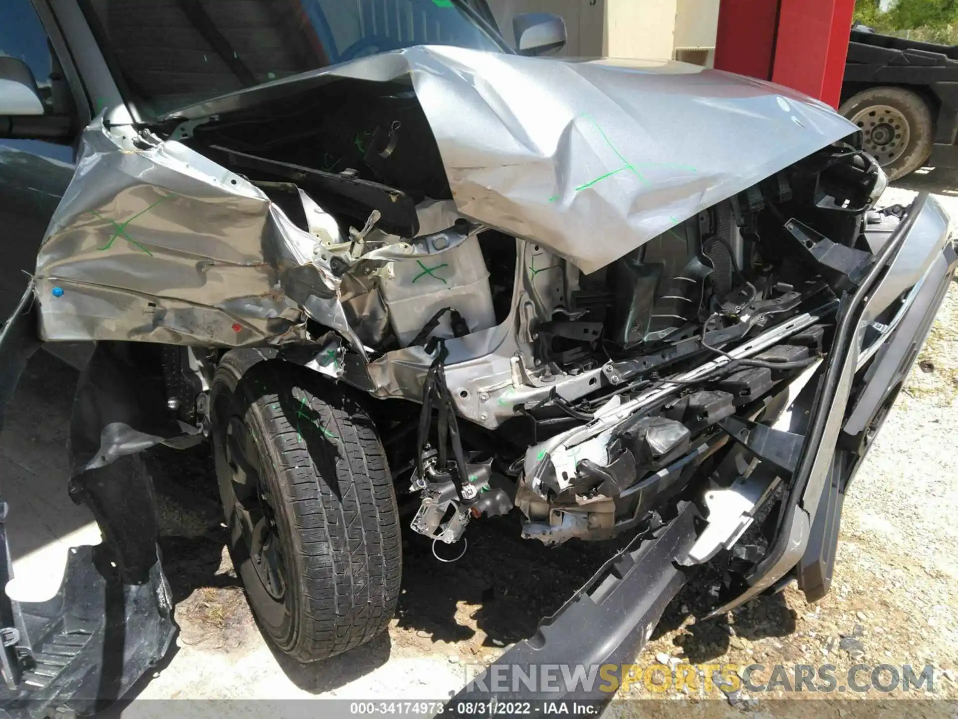 6 Photograph of a damaged car 5TFAZ5CN2MX109863 TOYOTA TACOMA 2WD 2021