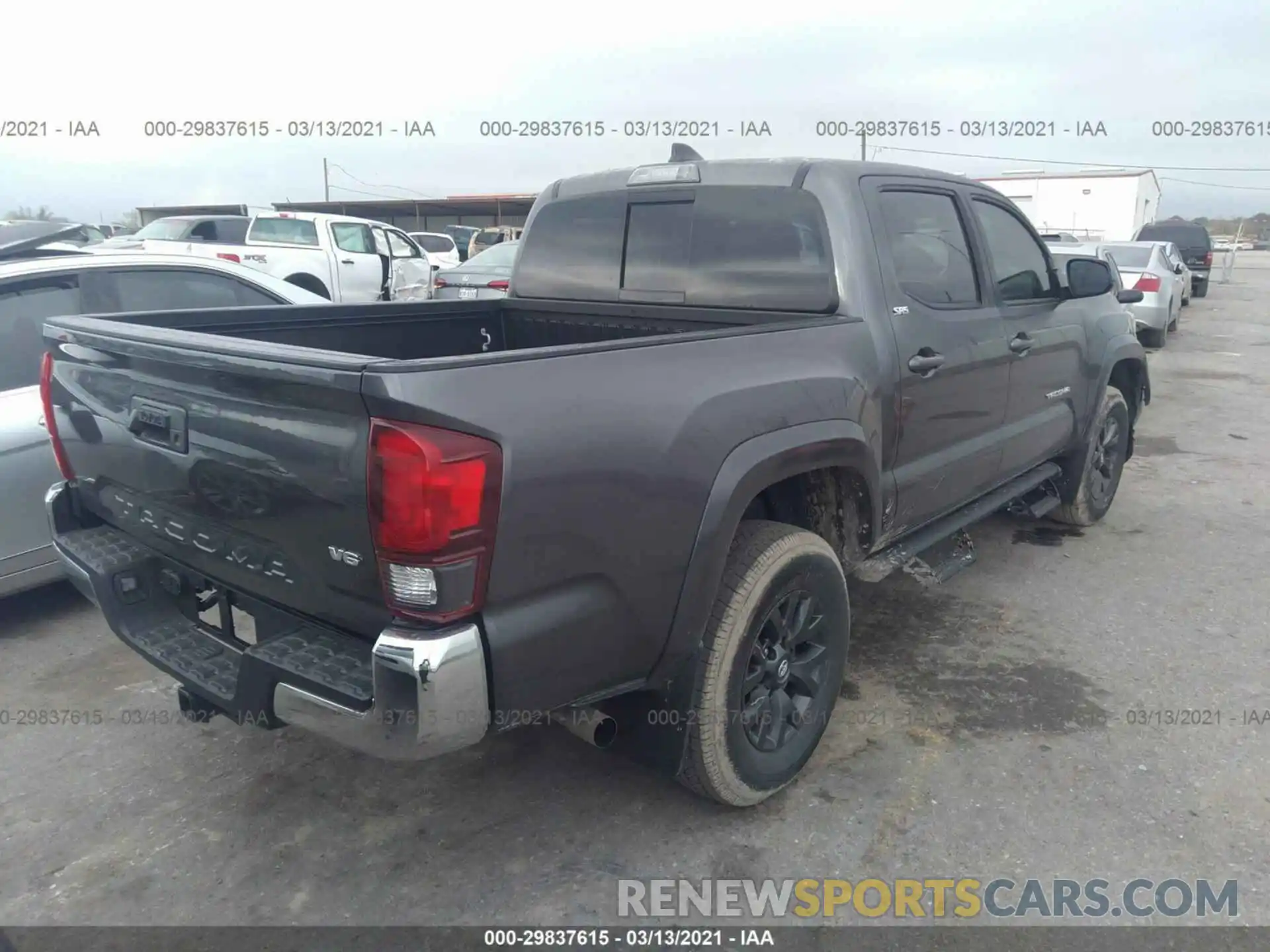 4 Photograph of a damaged car 5TFAZ5CN5MX098583 TOYOTA TACOMA 2WD 2021