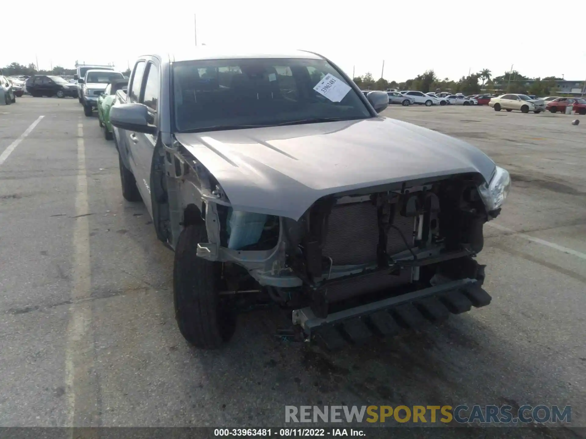 6 Photograph of a damaged car 5TFAZ5CN7MX114069 TOYOTA TACOMA 2WD 2021