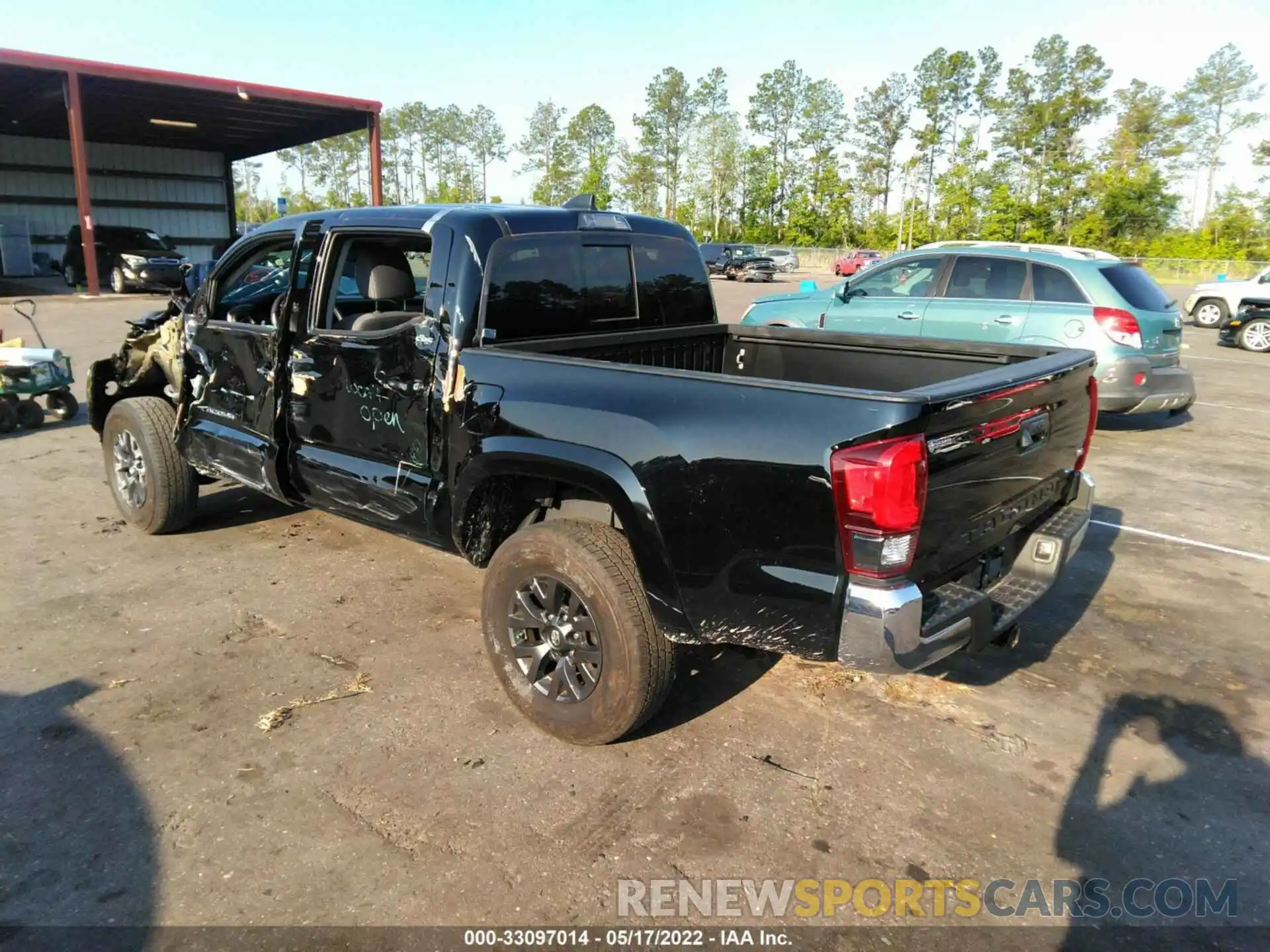 3 Photograph of a damaged car 5TFAZ5CNXMX099874 TOYOTA TACOMA 2WD 2021