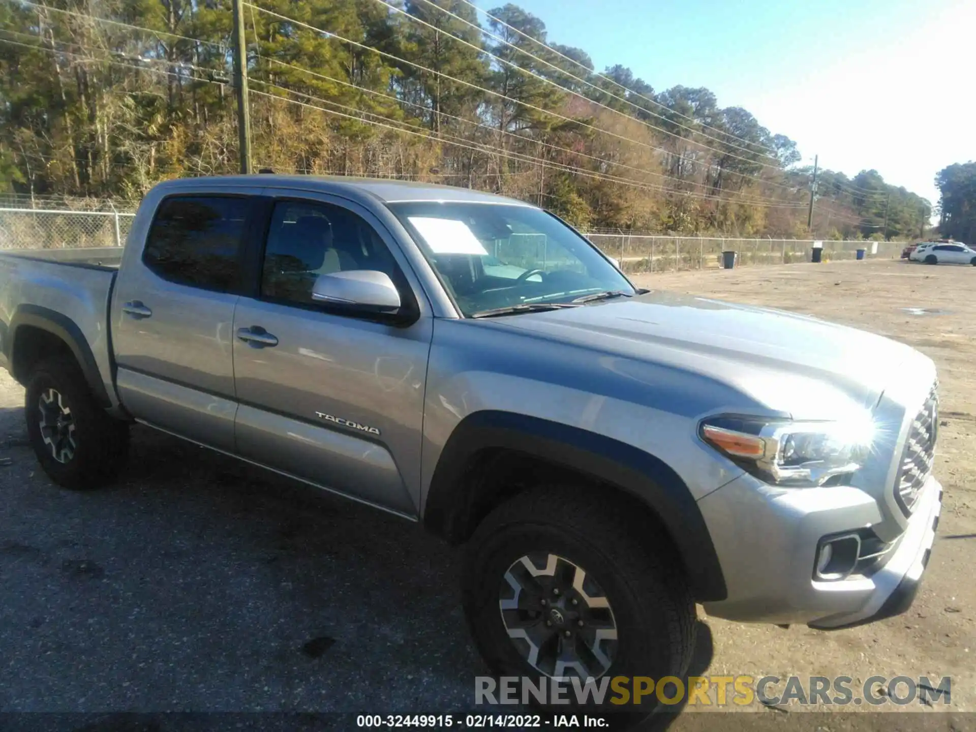 1 Photograph of a damaged car 5TFAZ5CNXMX100876 TOYOTA TACOMA 2WD 2021