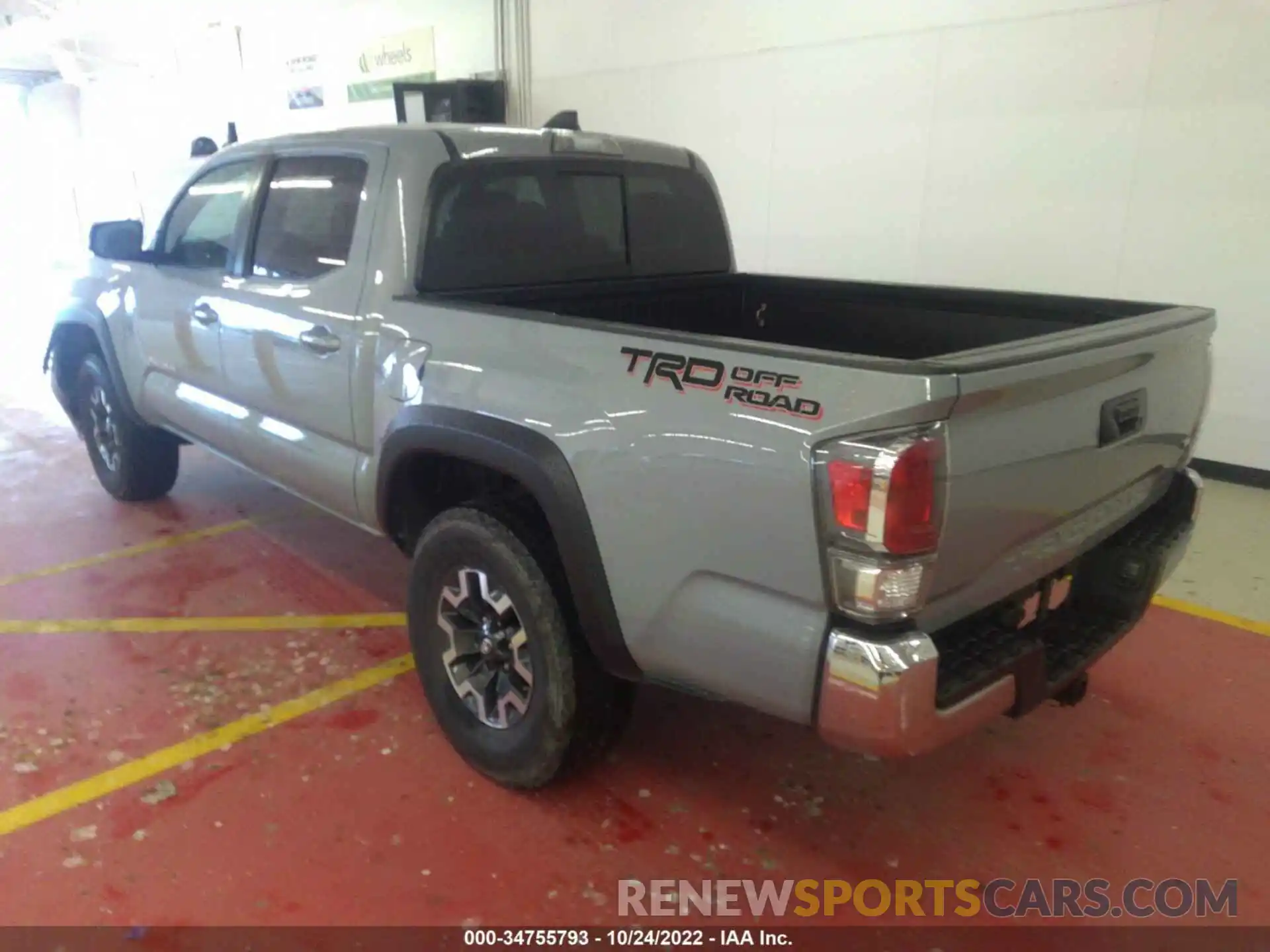 3 Photograph of a damaged car 5TFAZ5CNXMX106046 TOYOTA TACOMA 2WD 2021