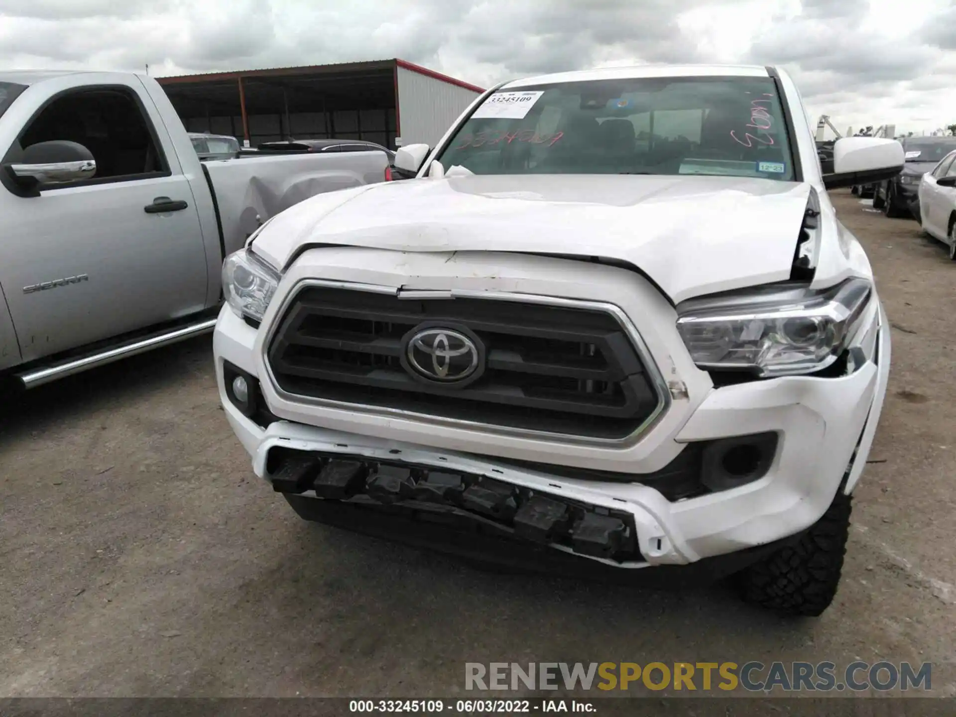 6 Photograph of a damaged car 3TMAZ5CN2NM168550 TOYOTA TACOMA 2WD 2022