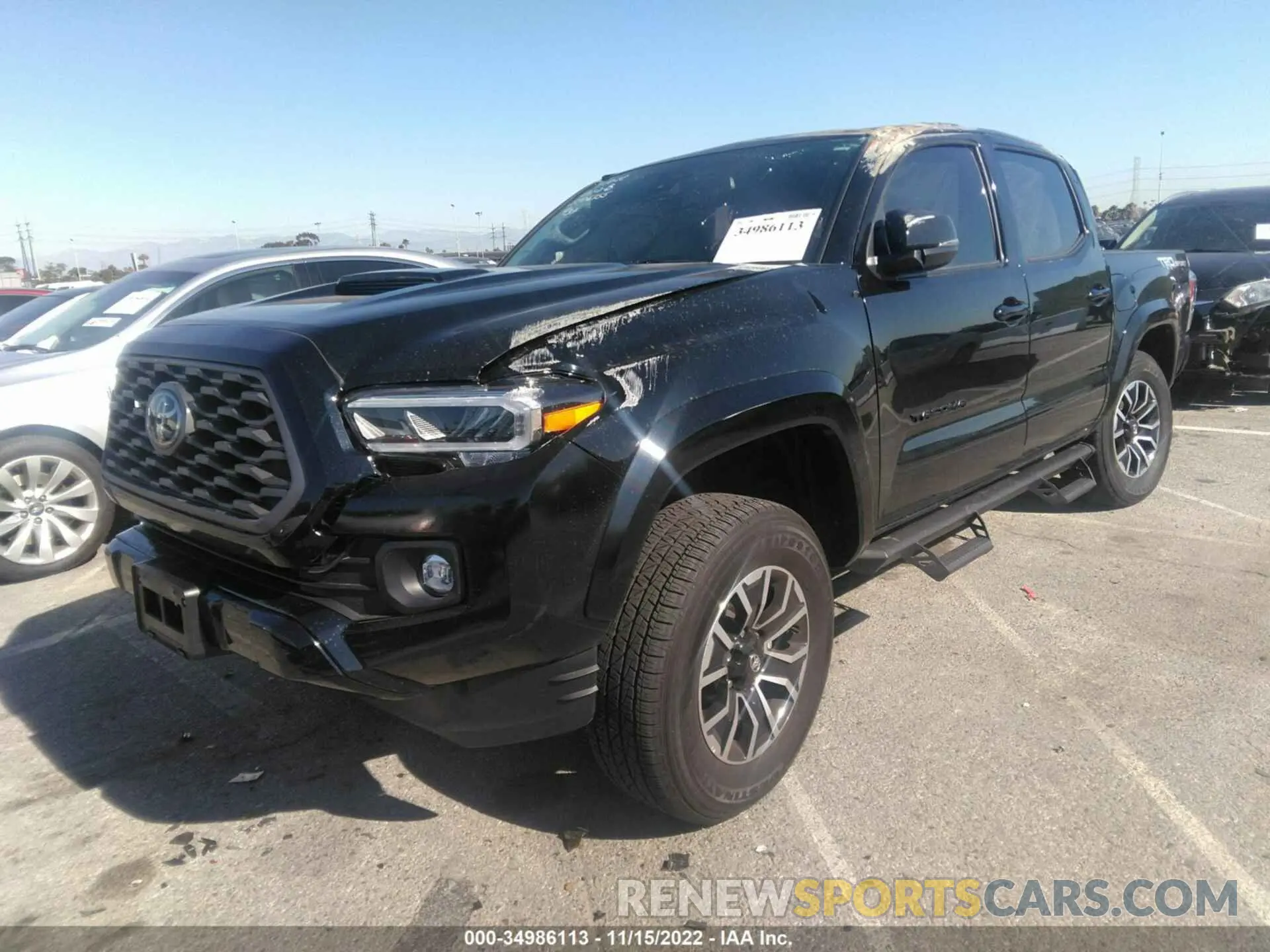 2 Photograph of a damaged car 3TMAZ5CNXNM172975 TOYOTA TACOMA 2WD 2022