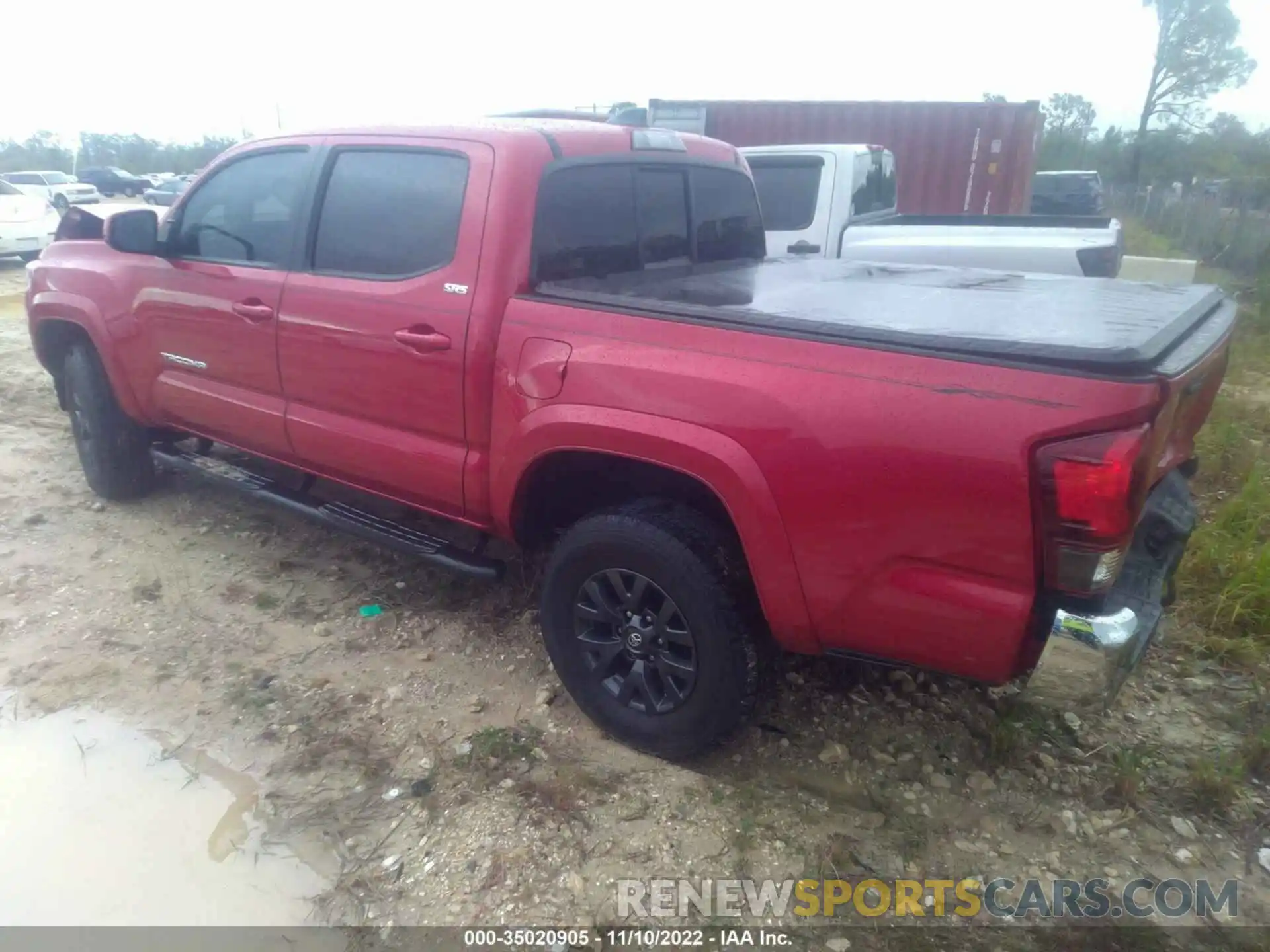 3 Photograph of a damaged car 3TYAX5GN1NT056567 TOYOTA TACOMA 2WD 2022