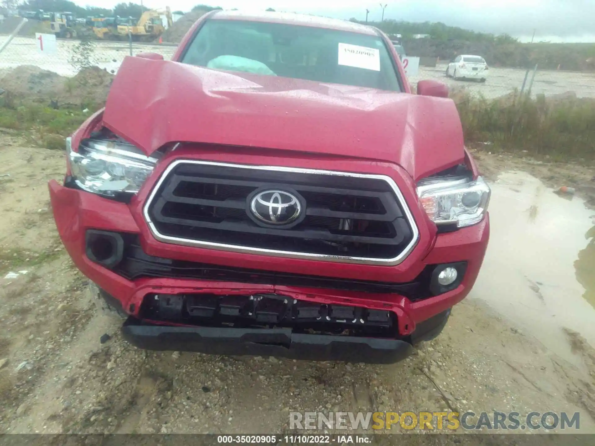 6 Photograph of a damaged car 3TYAX5GN1NT056567 TOYOTA TACOMA 2WD 2022