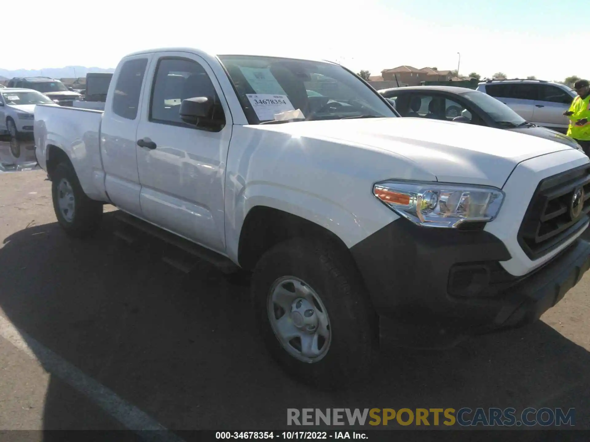 1 Photograph of a damaged car 3TYRX5GN8NT049201 TOYOTA TACOMA 2WD 2022