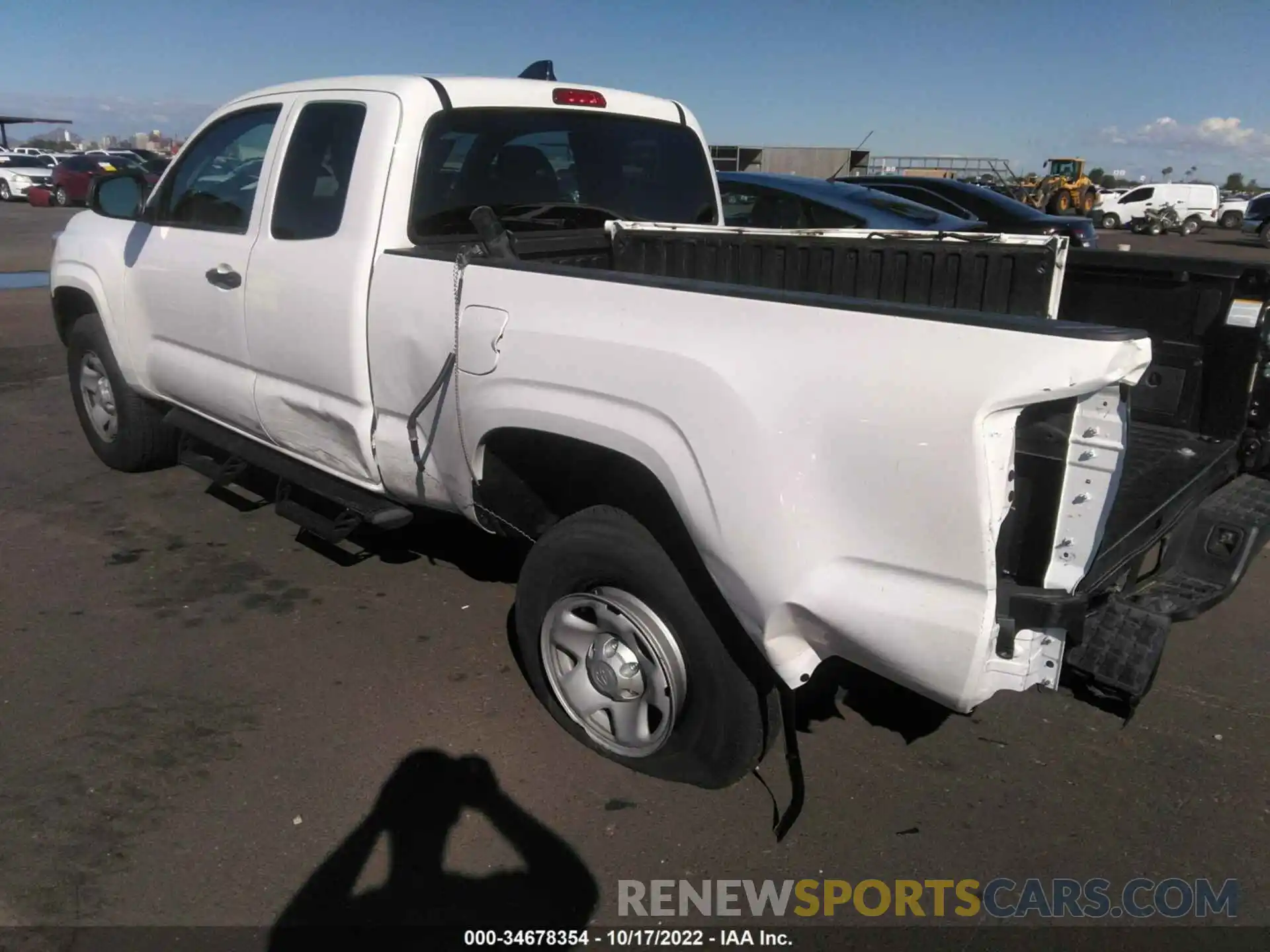 3 Photograph of a damaged car 3TYRX5GN8NT049201 TOYOTA TACOMA 2WD 2022