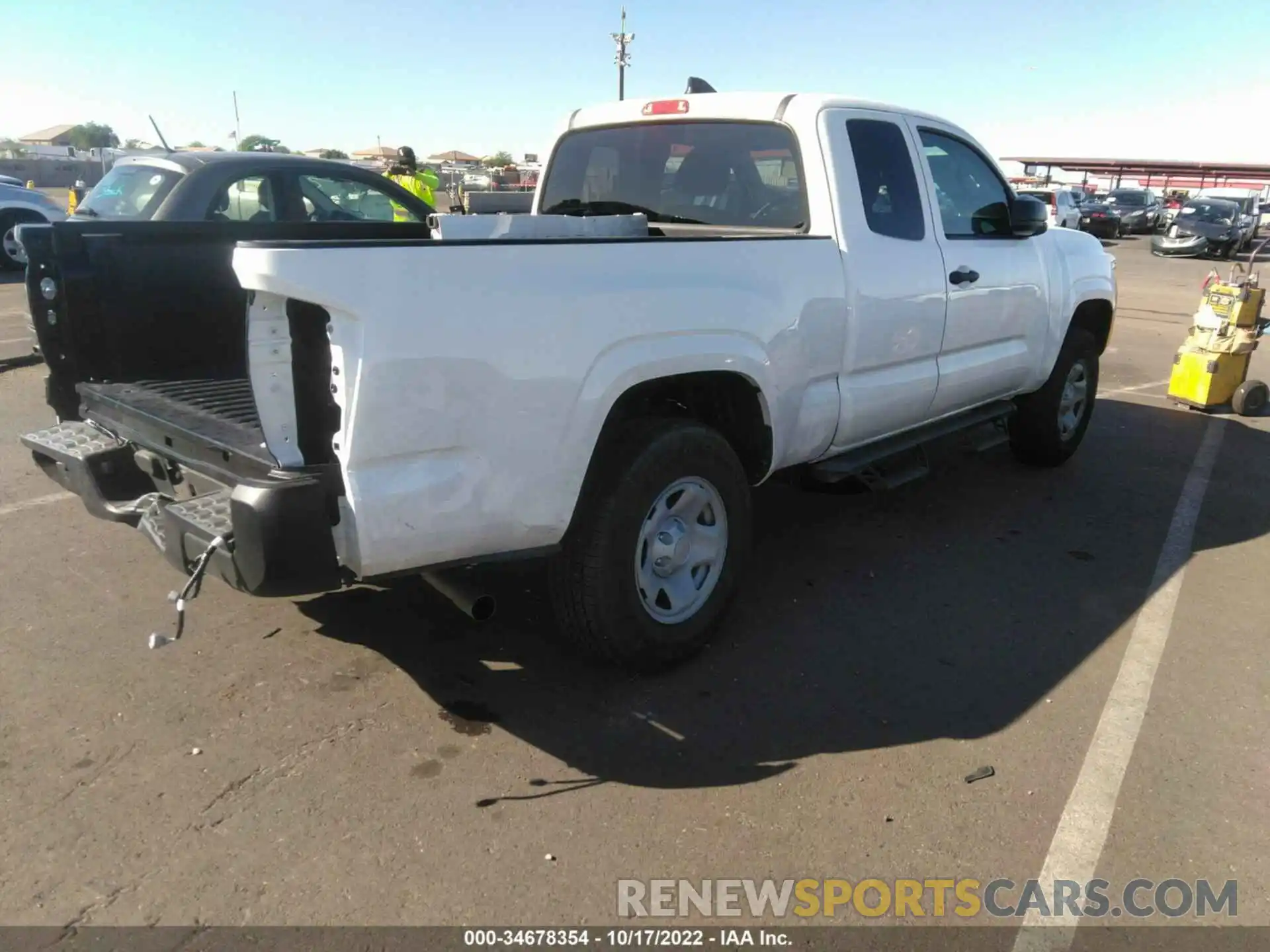 4 Photograph of a damaged car 3TYRX5GN8NT049201 TOYOTA TACOMA 2WD 2022